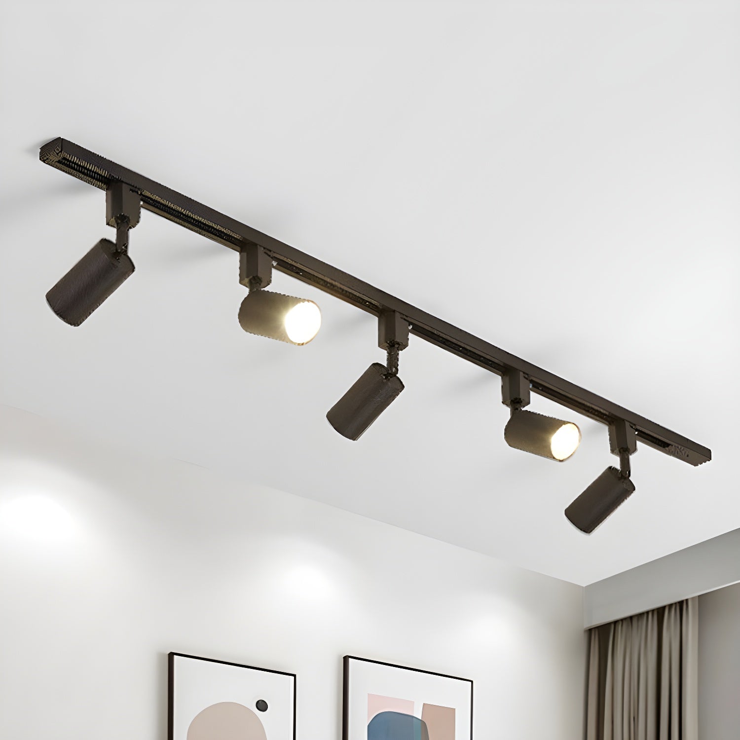 Solara Ceiling Lamp Sleek Cylinder Track with Minimalist