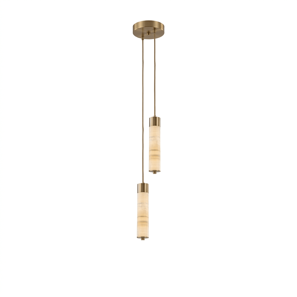 Aveneira Alabaster Column Chandelier