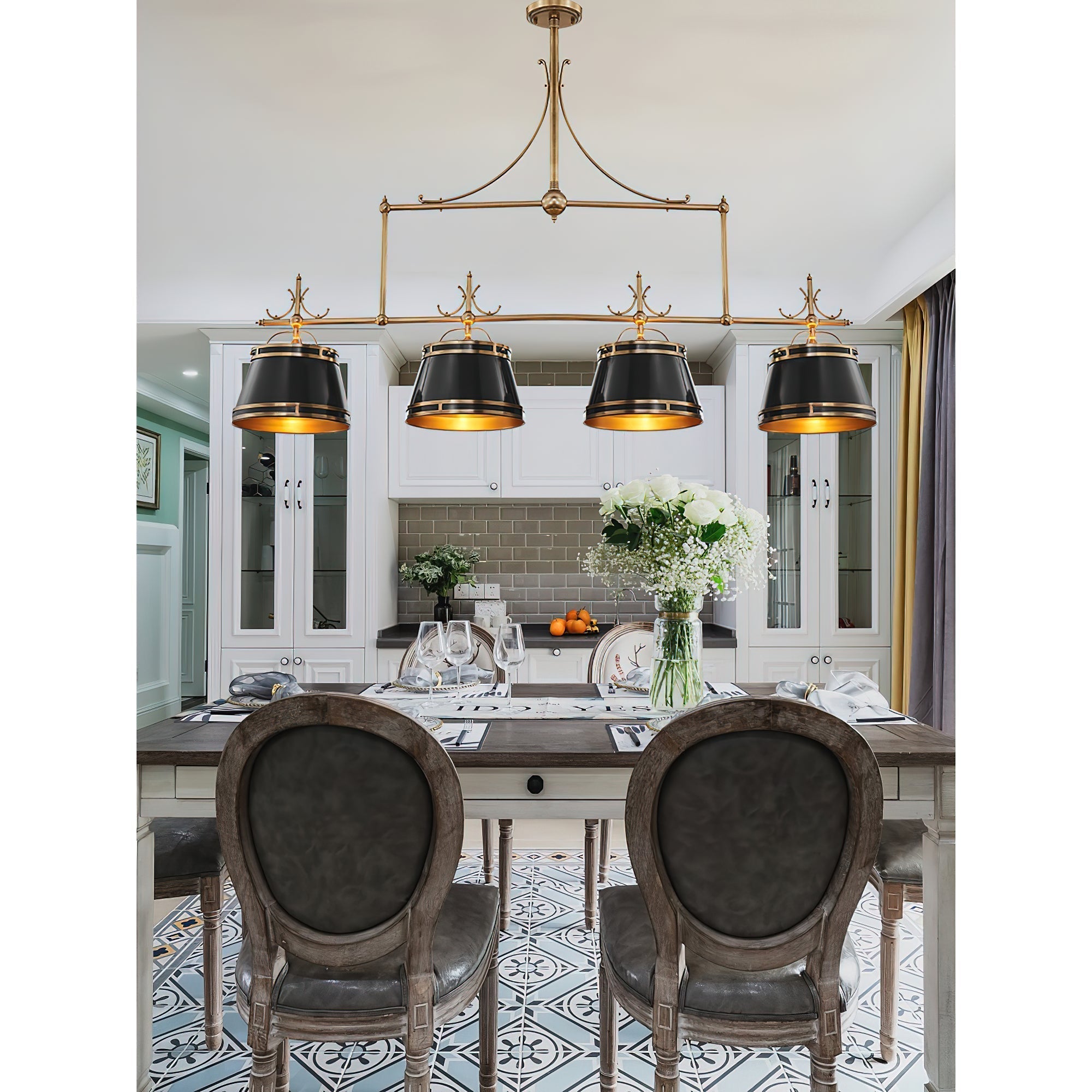 Auraira Brass Chandelier