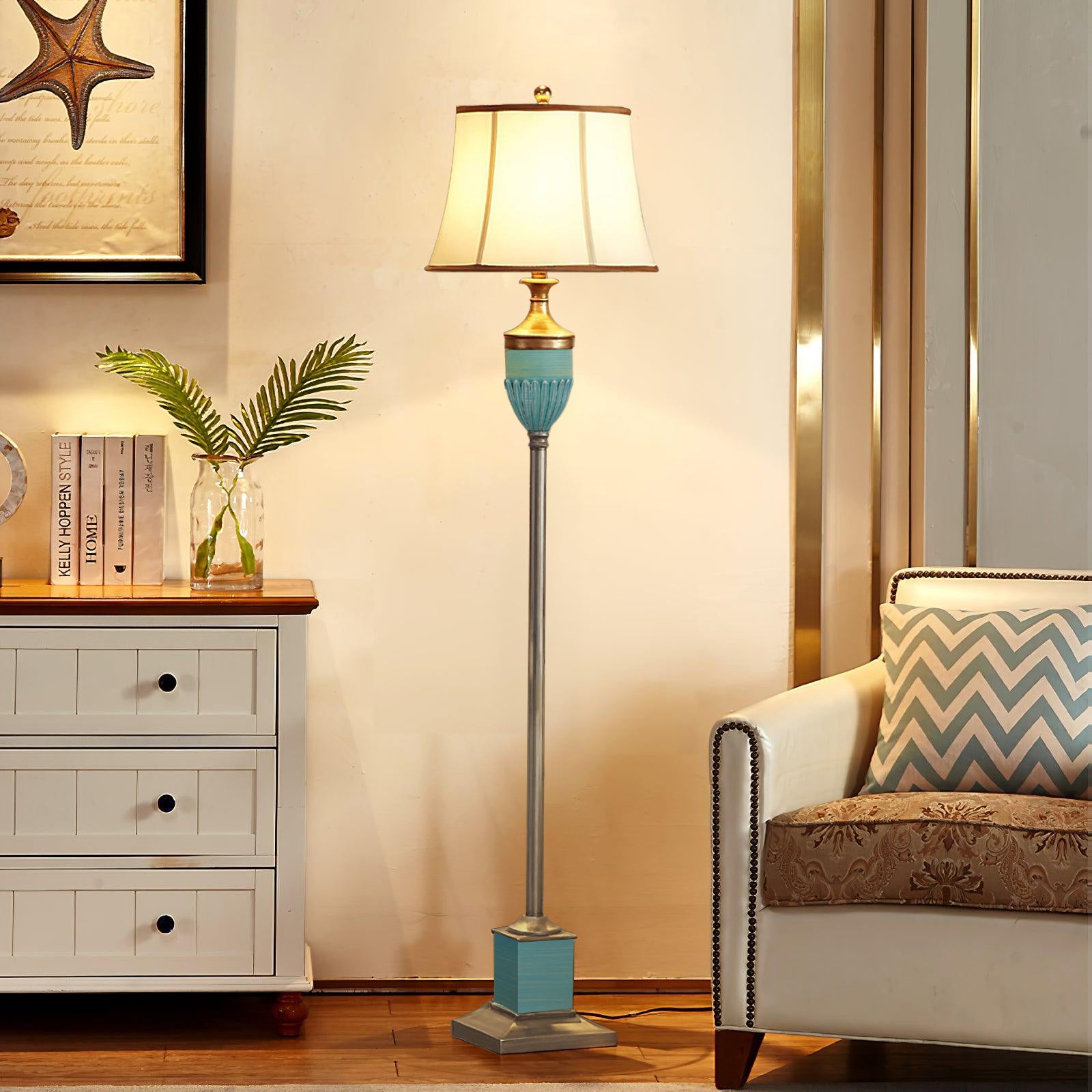 Niraaya Vintage Resin Floor Lamp