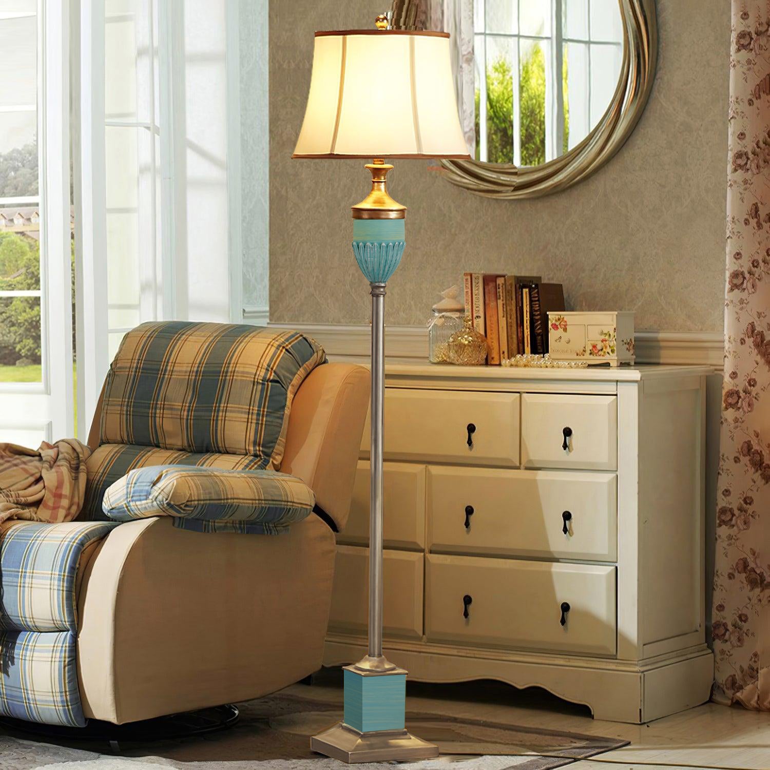 Niraaya Vintage Resin Floor Lamp