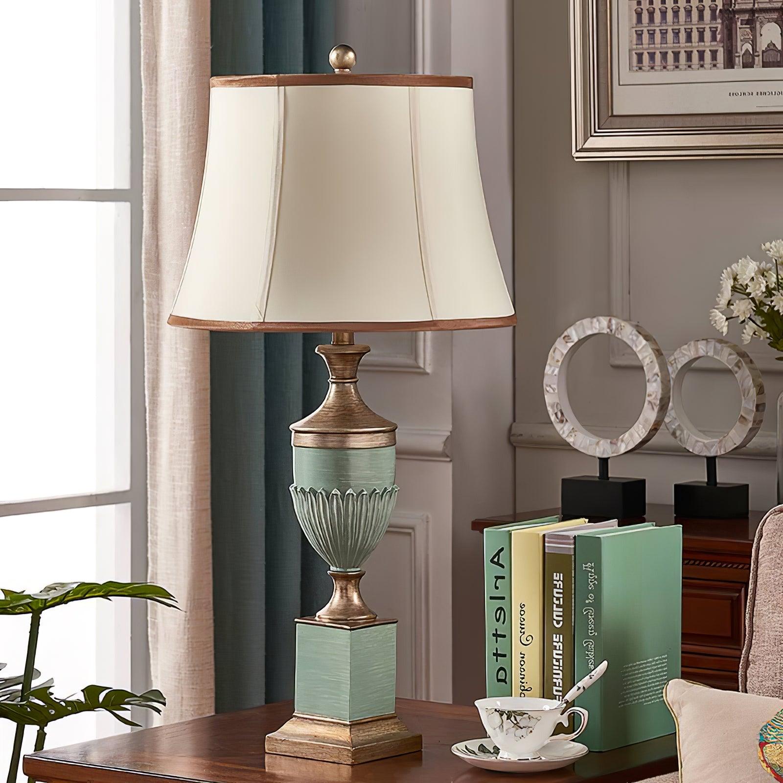 Lucivine Vintage Resin Table Lamp