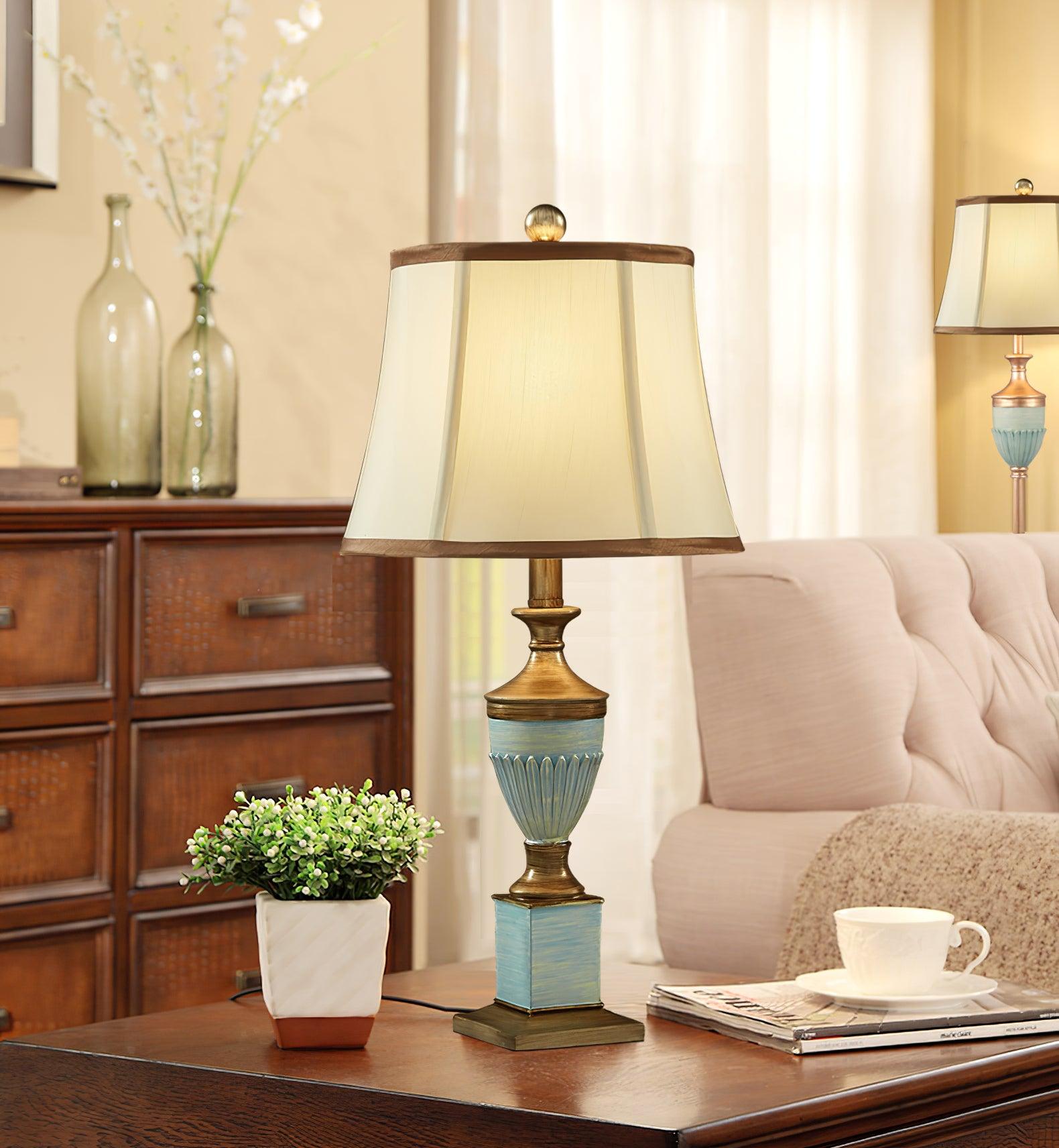 Lucivine Vintage Resin Table Lamp