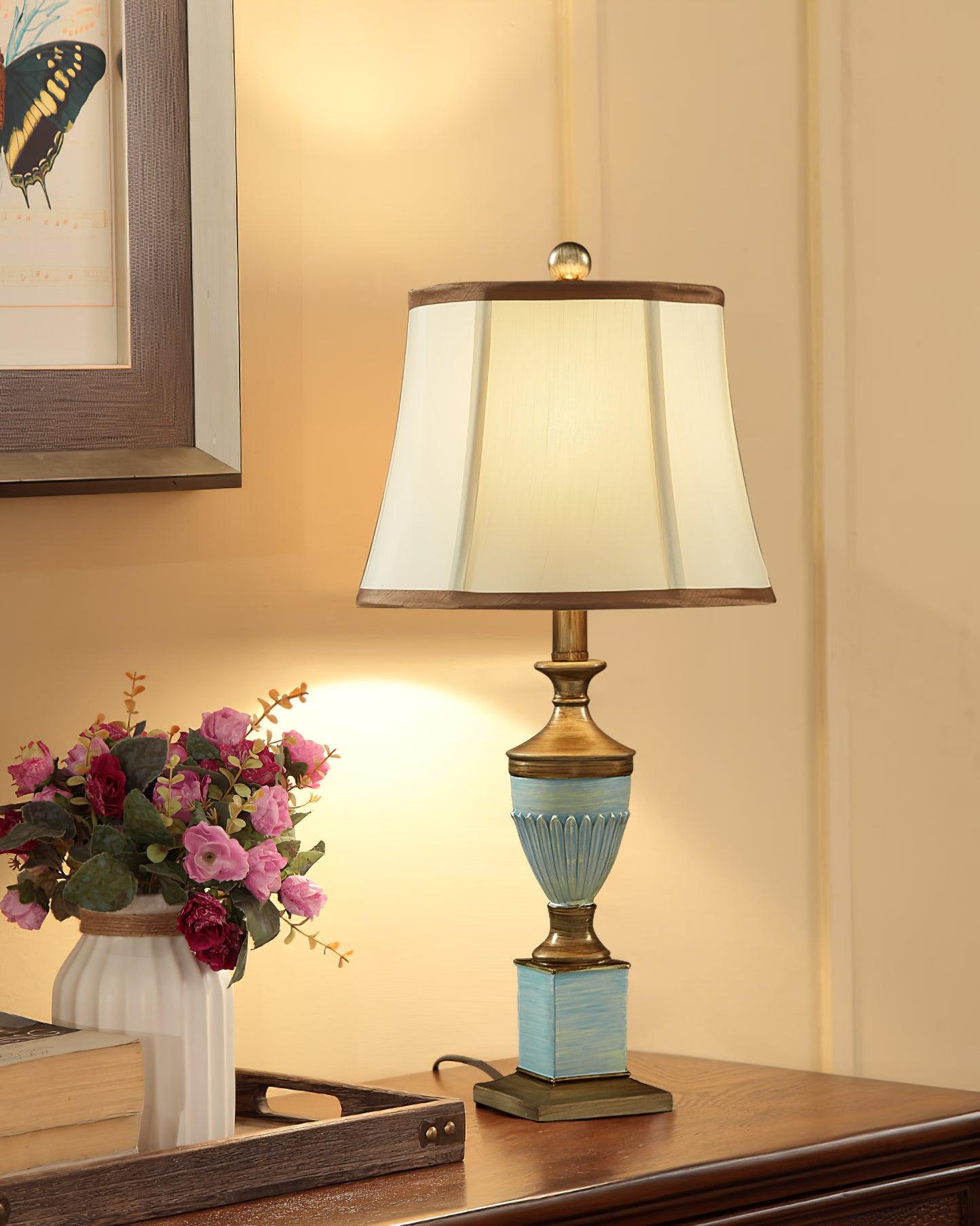 Lucivine Vintage Resin Table Lamp