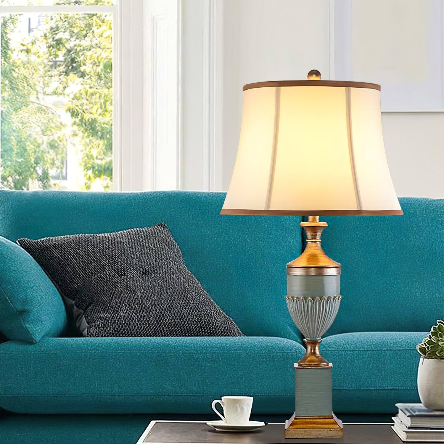Lucivine Vintage Resin Table Lamp