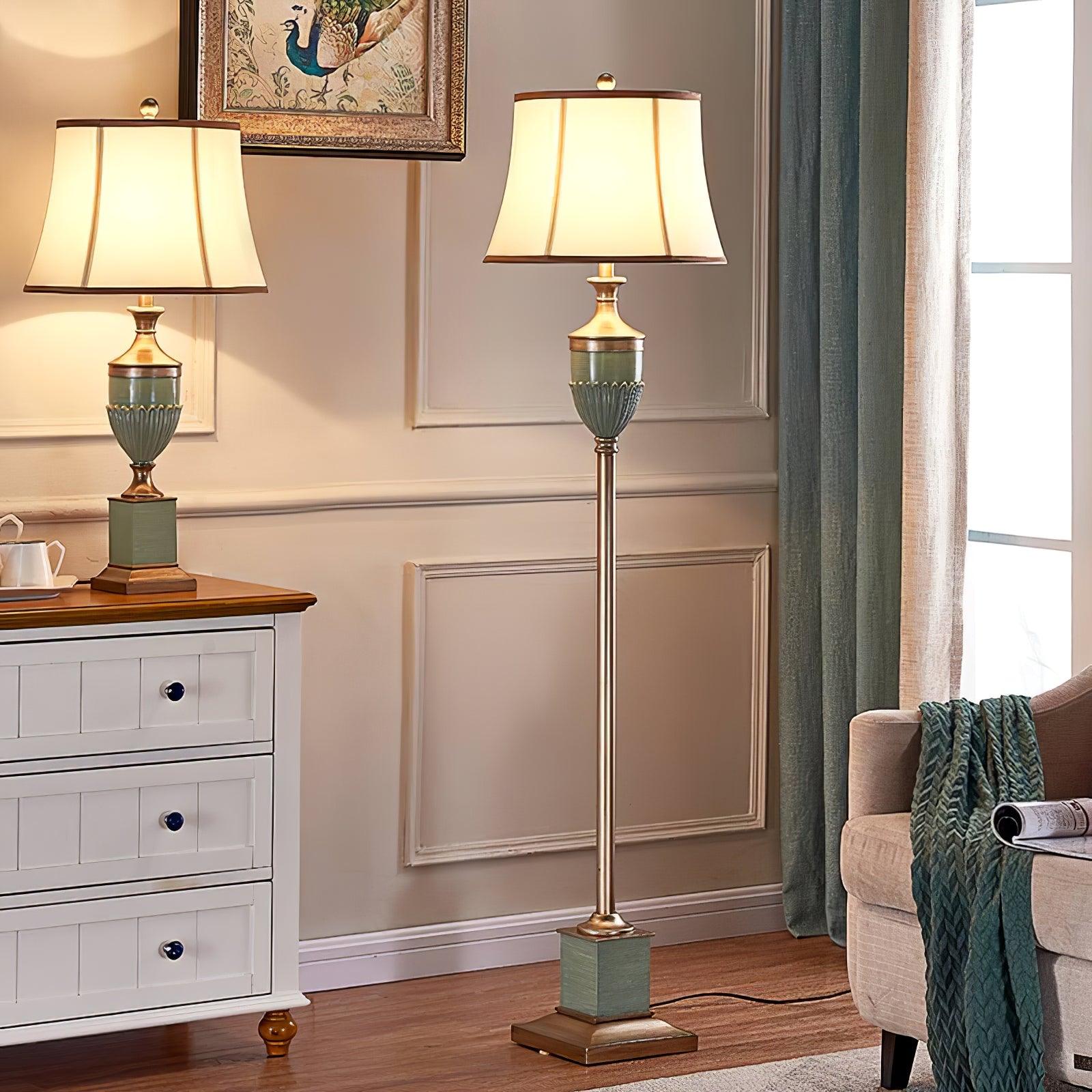 Lucivine Vintage Resin Table Lamp