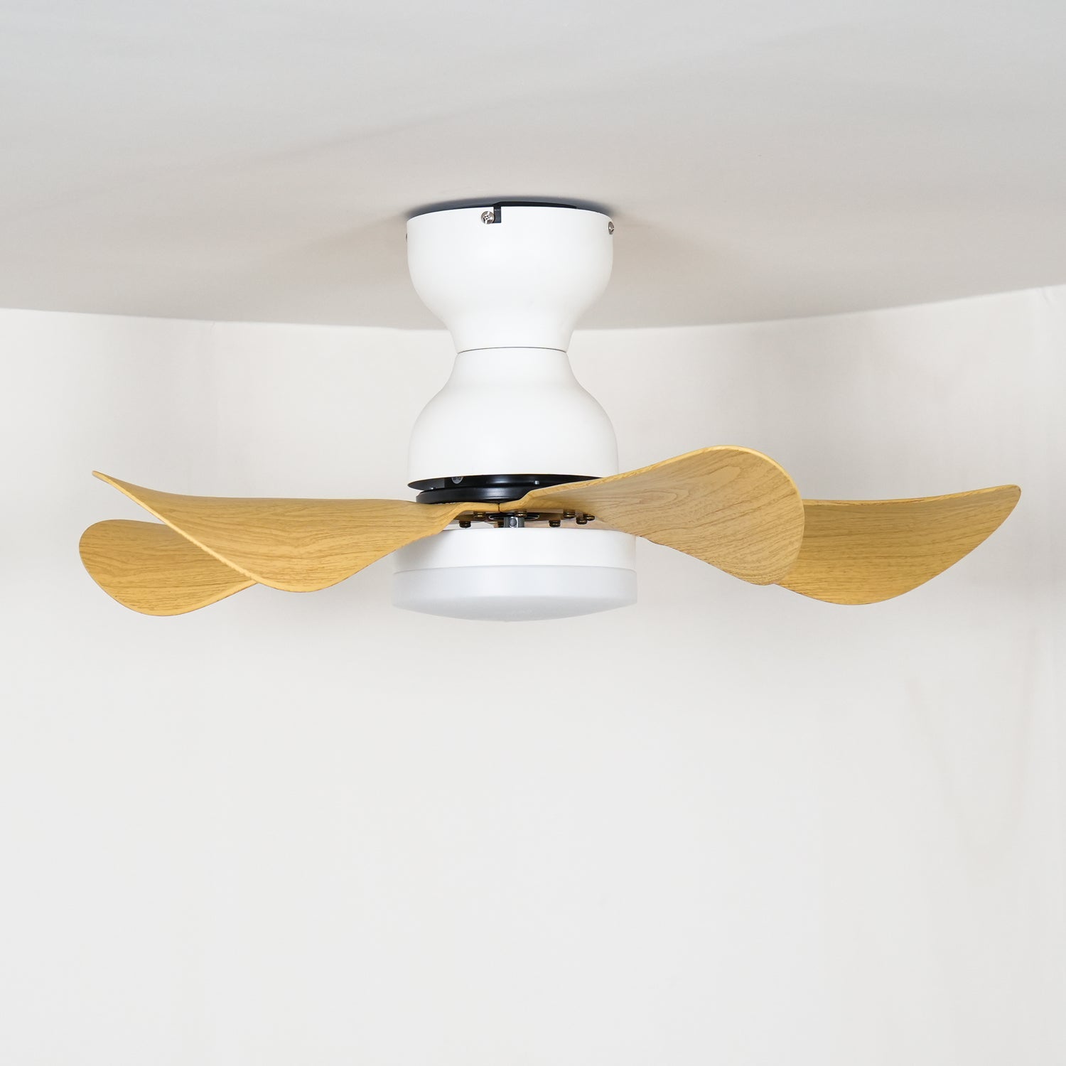 Elvanelle Wood Ceiling Fan Light