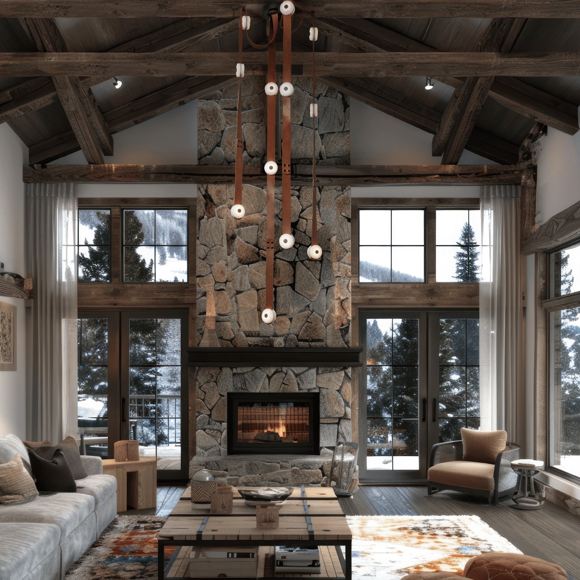 Nivuella Alabaster Chandelier