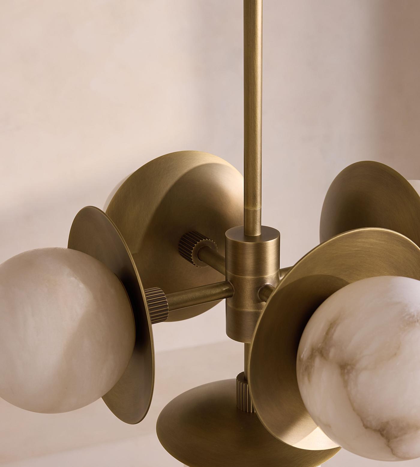 Avenoian Alabaster Orb Chandelier