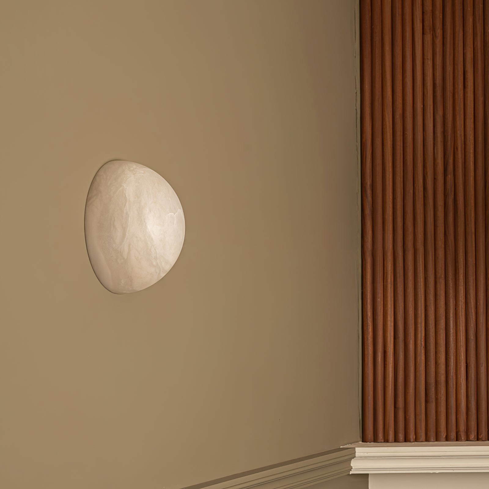 Albiaria Wabi-Sabi Alabaster Wall Lamp
