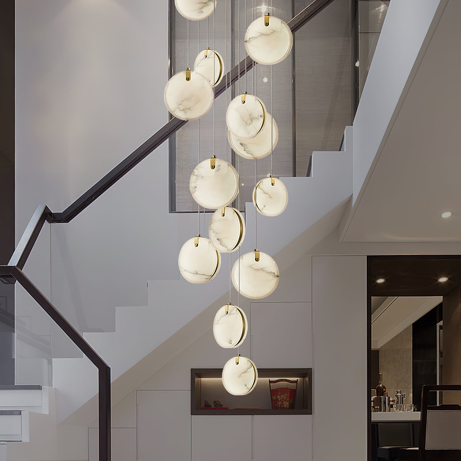 Nivaine Alabaster Pendant Light