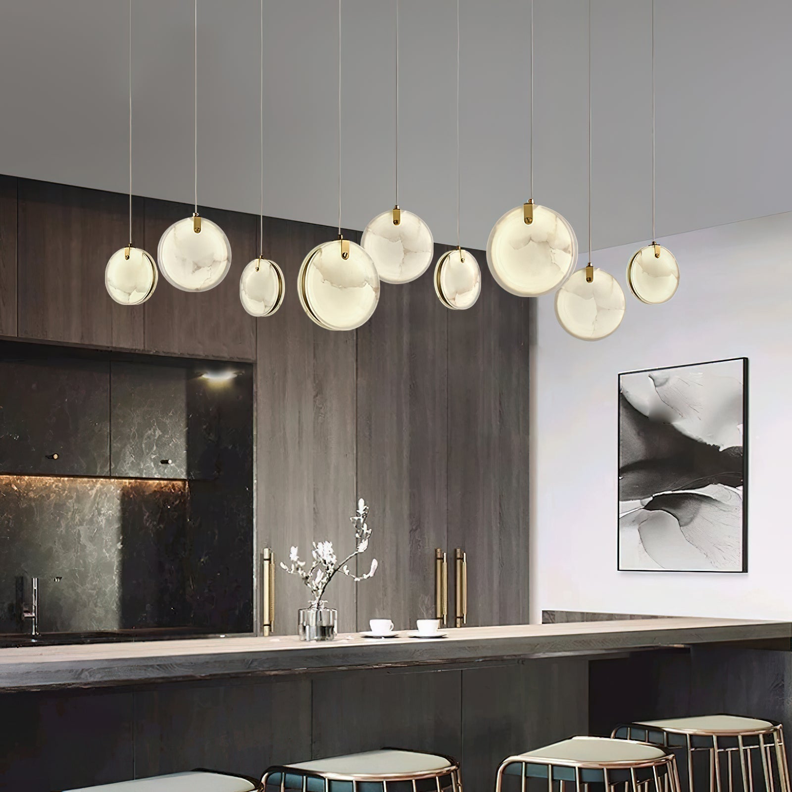 Nivaine Alabaster Pendant Light