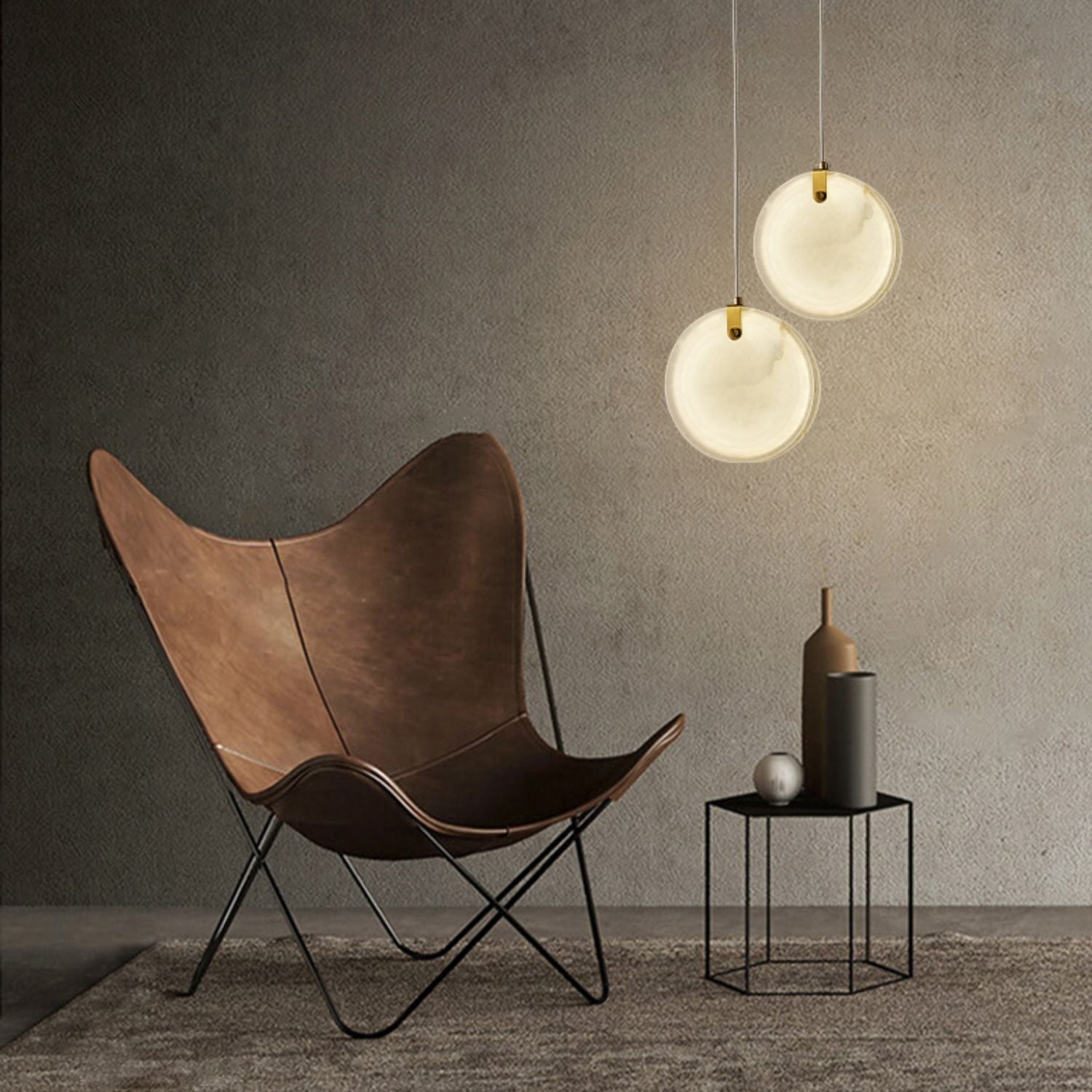 Nivaine Alabaster Pendant Light