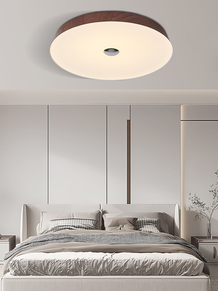 Ceshaora Modern Minimalist Woodgrain Ceiling Light