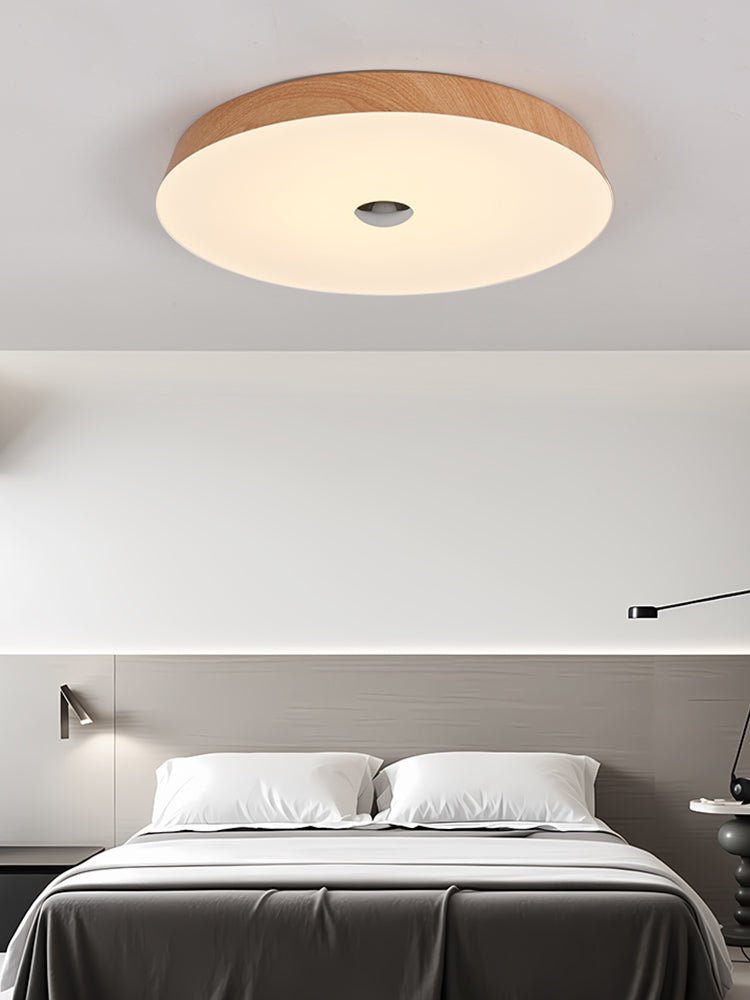 Ceshaora Modern Minimalist Woodgrain Ceiling Light