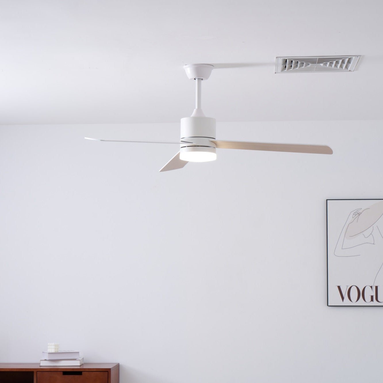 Virainian Drift Ceiling Fan Lamp
