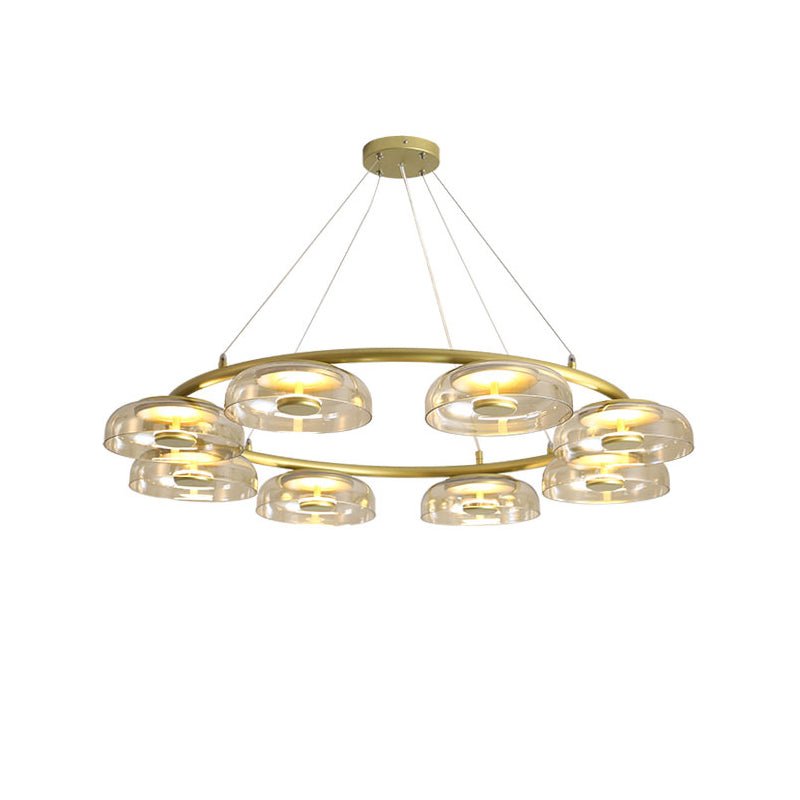 Aethera Circular Glass Chandelier
