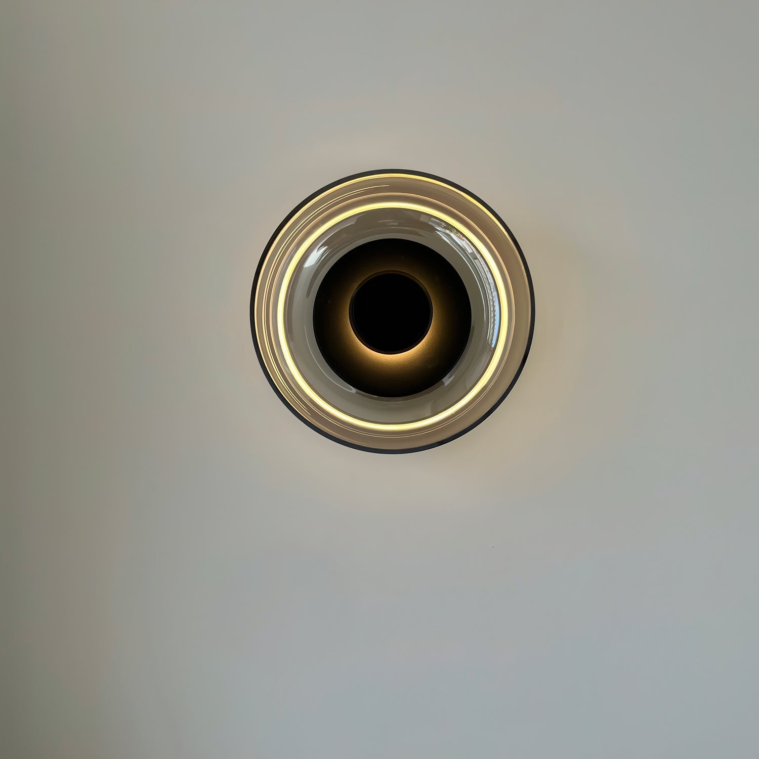 Aether Brass Glass Wall Light