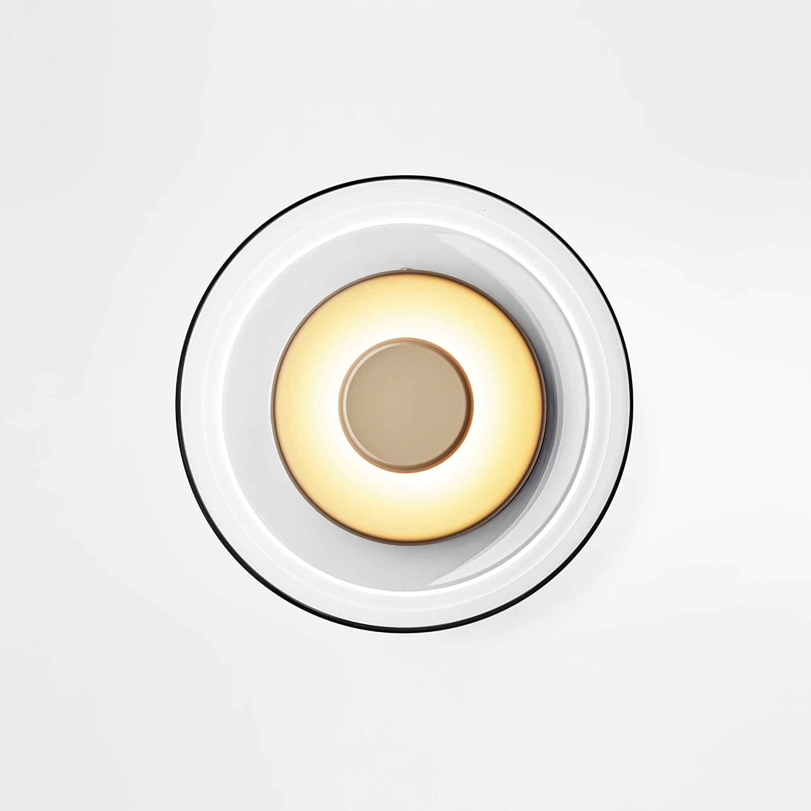 Aether Brass Glass Wall Light