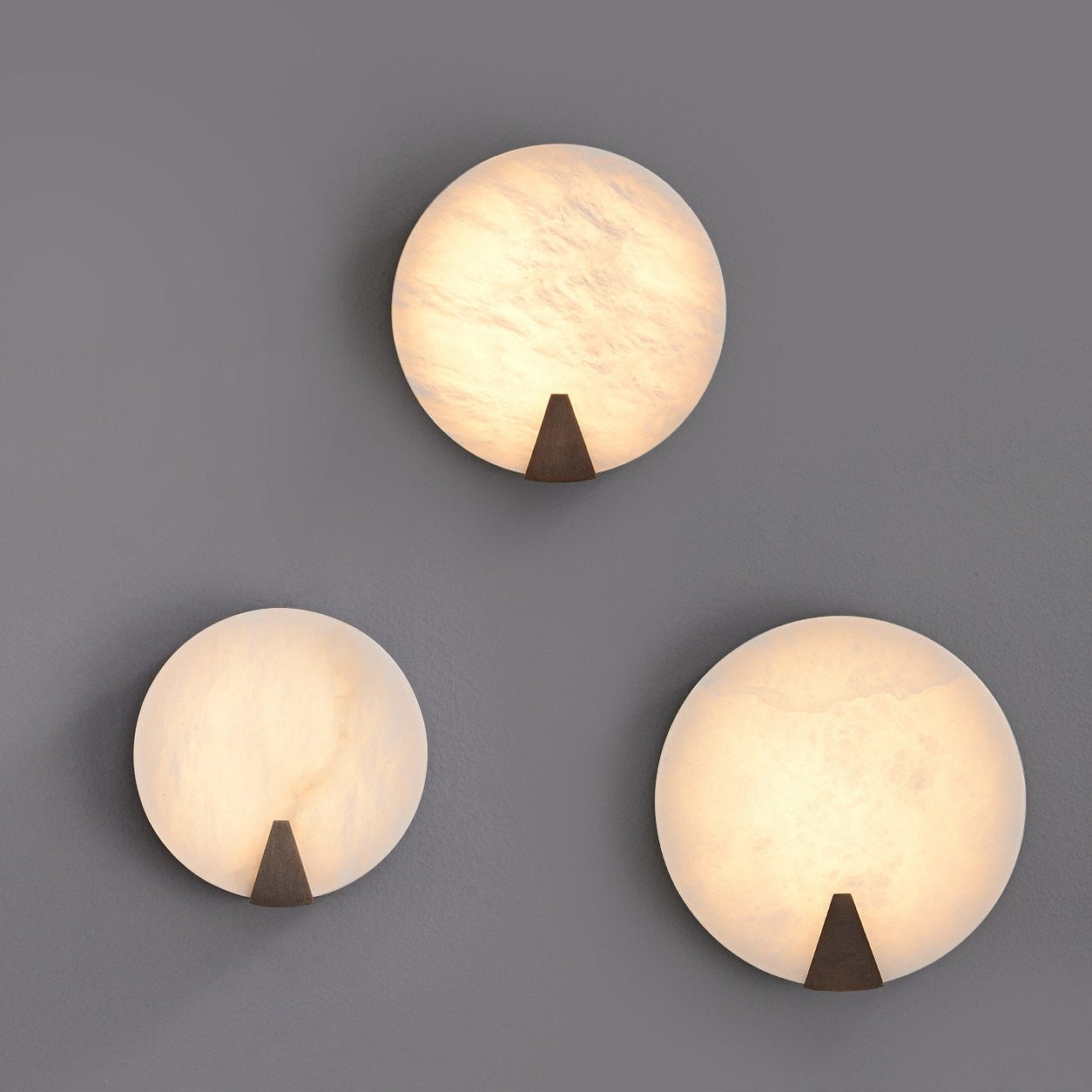 Albirira Halo Alabaster Wall Light