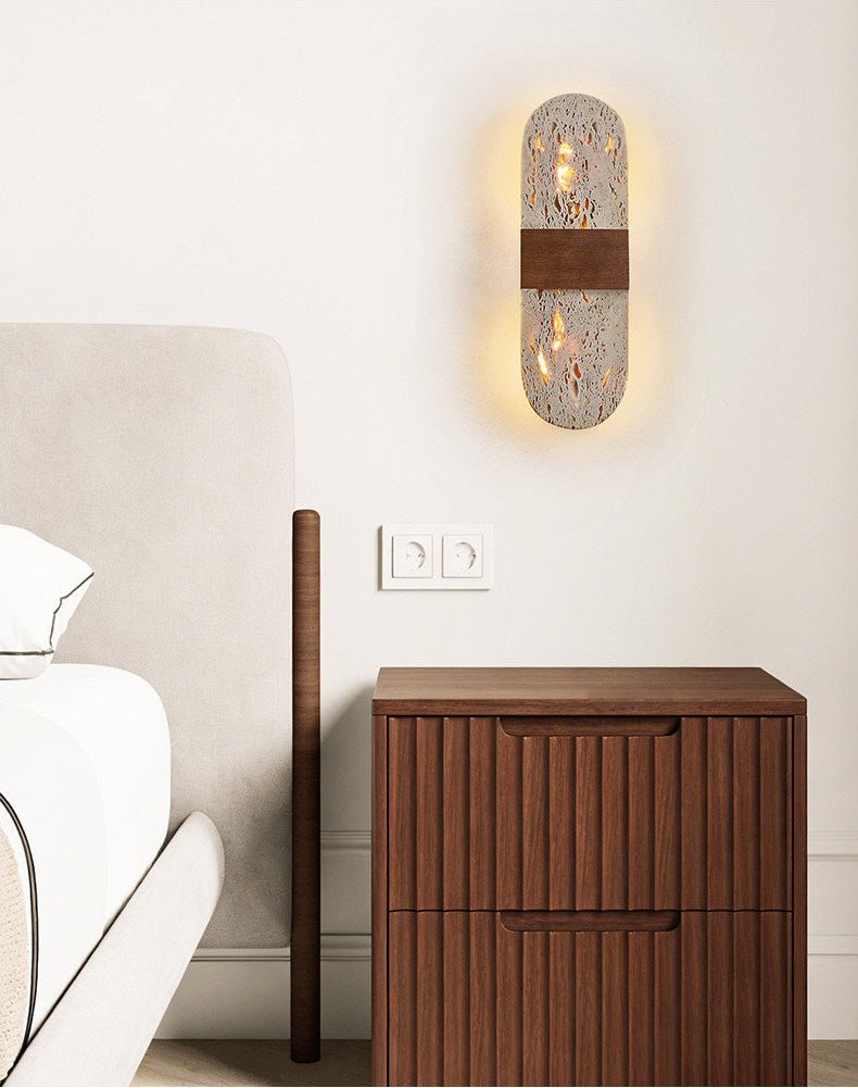 Seroelle Travertine Wall Light