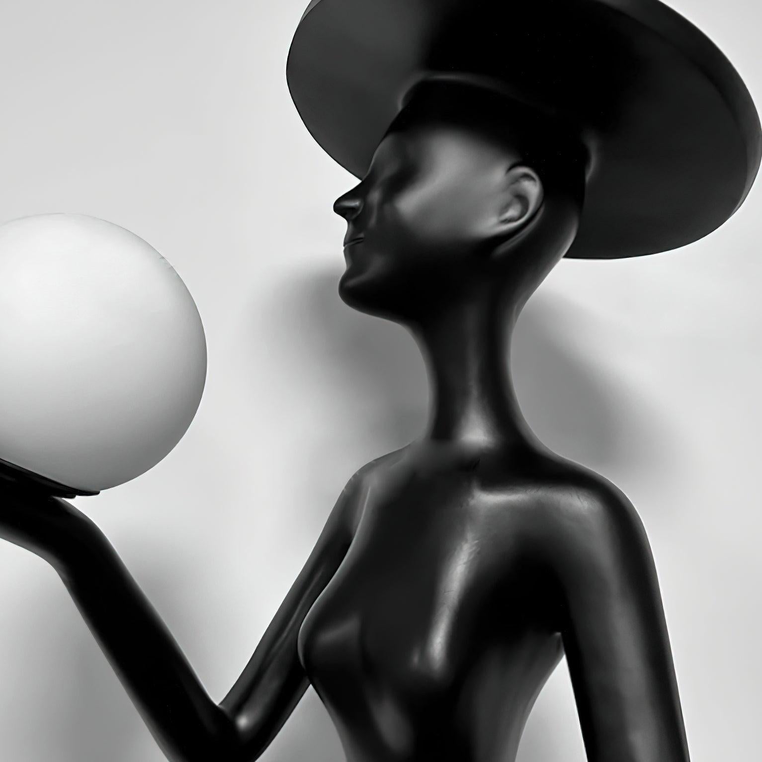 Zevinen Elegant Black Floor Lamp