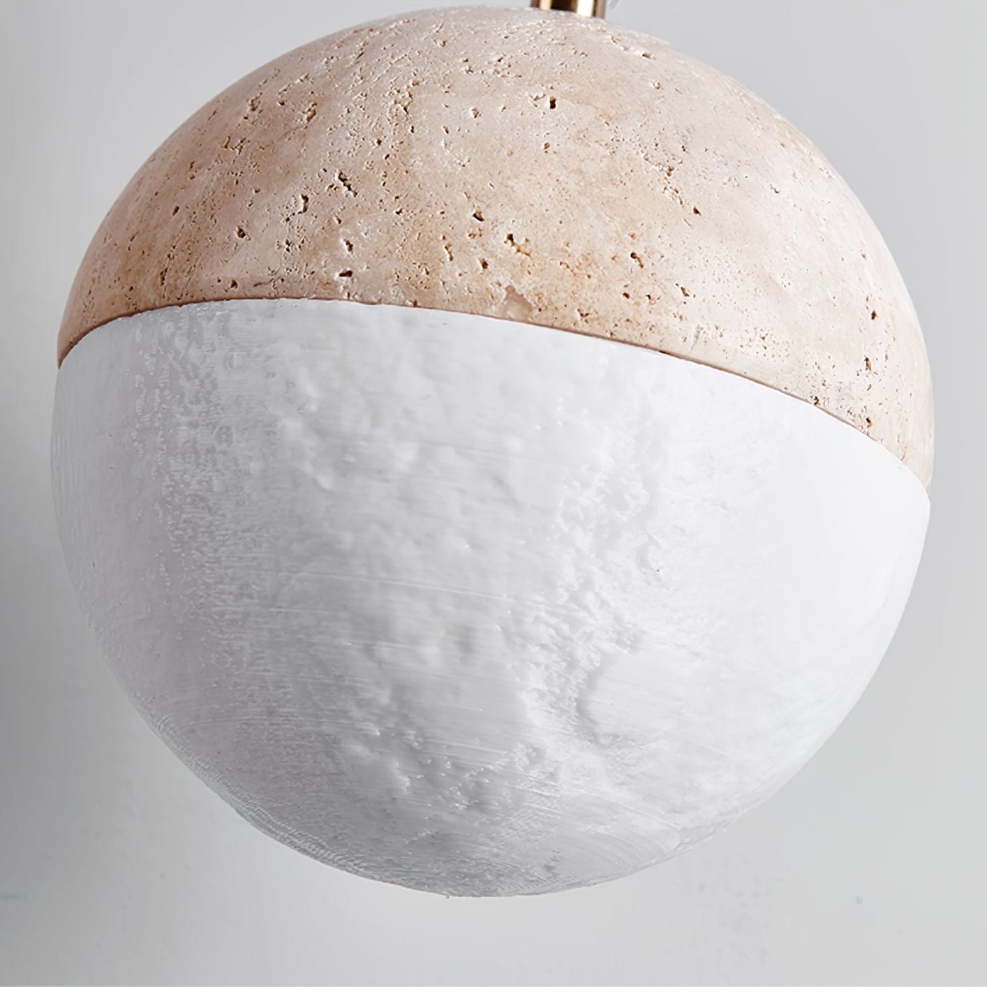 Soren Travertine Pendant Light - Neutral Decor