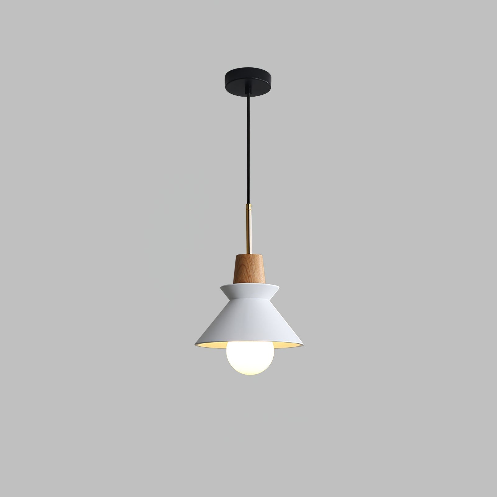 Revelo Pendant Lamp Wood Space Nordic Minimalist