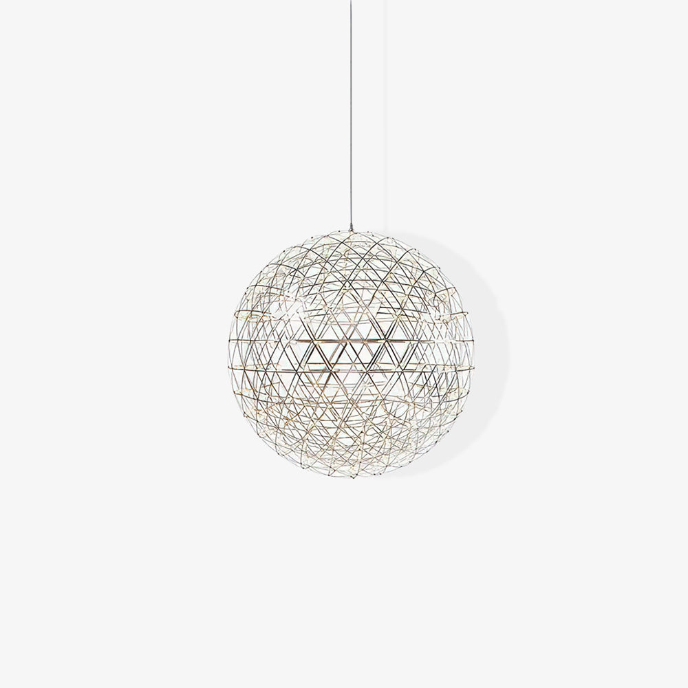 Delcourt Silver Spark Ball Pendant Light