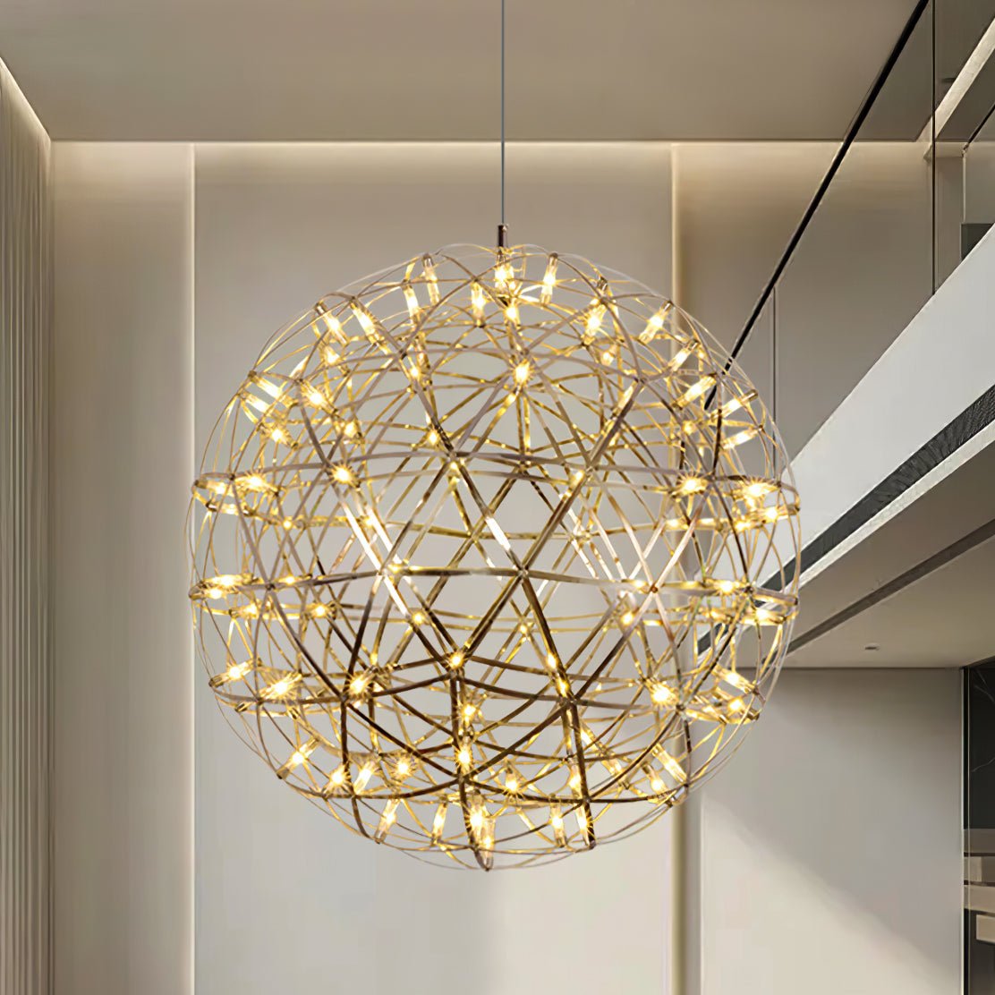 Sylvarin Gold Spark Ball Pendant Light