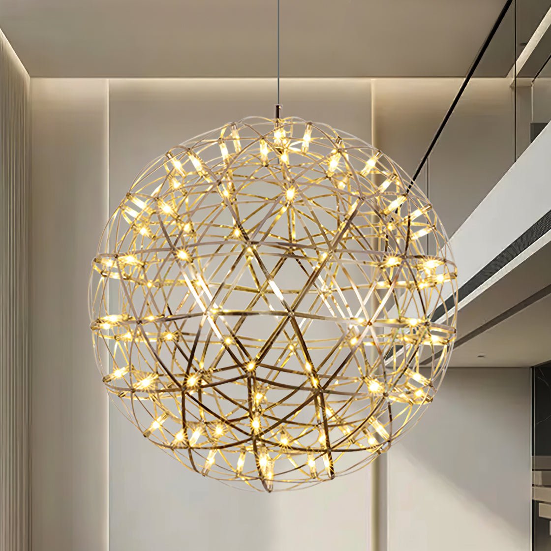 Sylvarin Gold Spark Ball Pendant Light
