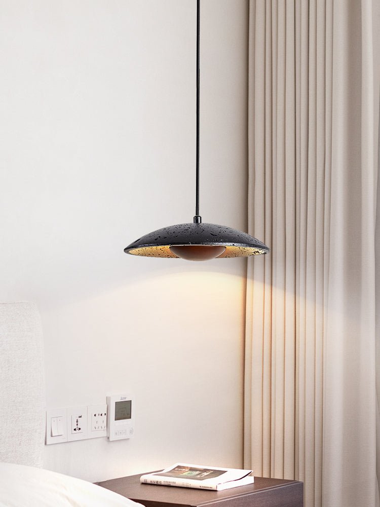 Noreeria Black Travertine Pendant Light