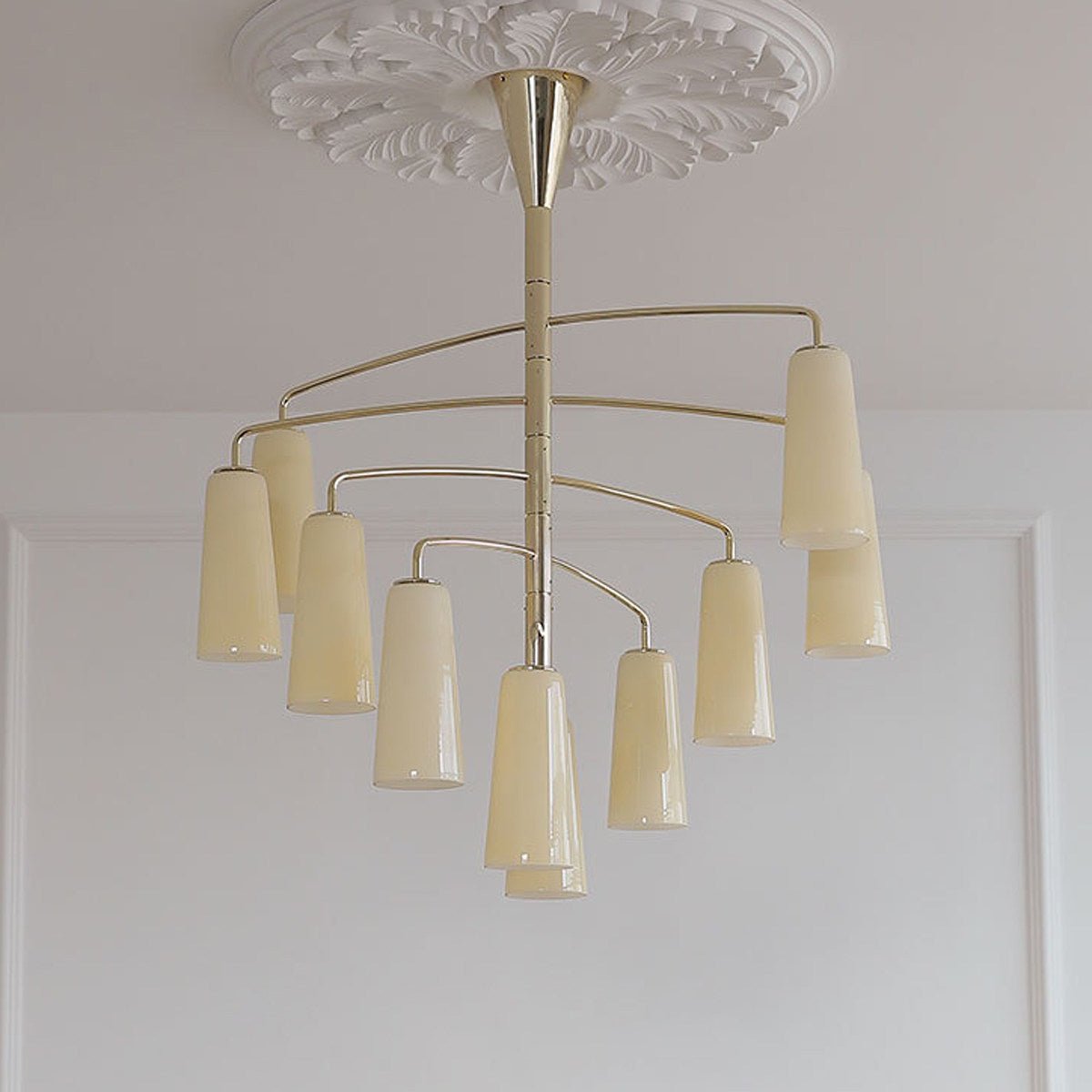 Spiral Tiered Chandelier