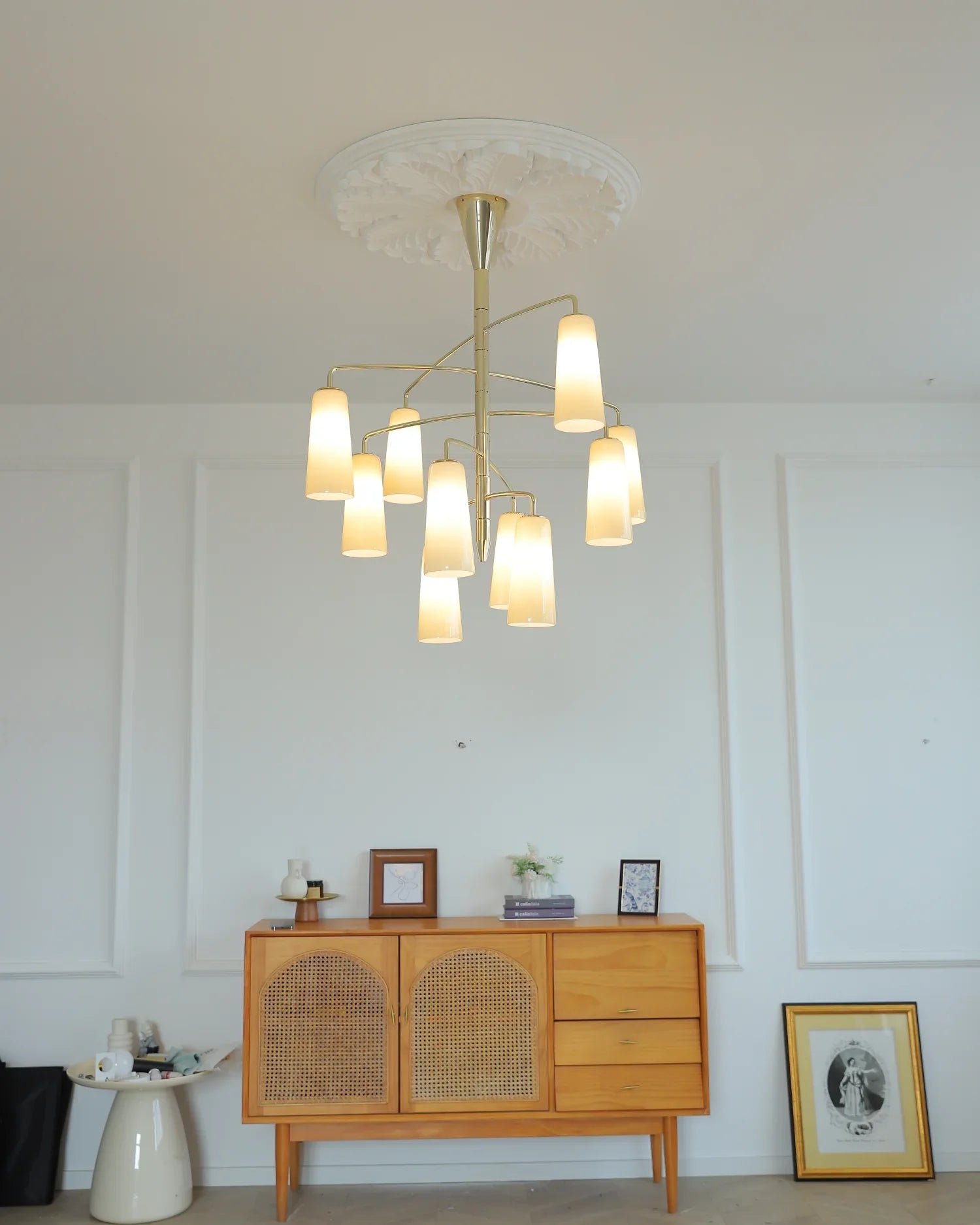 Spiral Tiered Chandelier