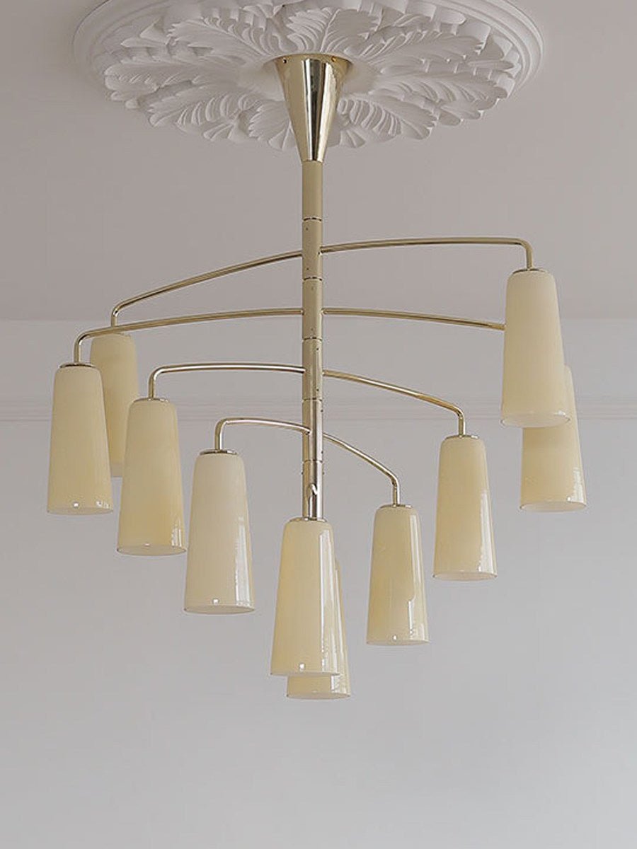 Spiral Tiered Chandelier