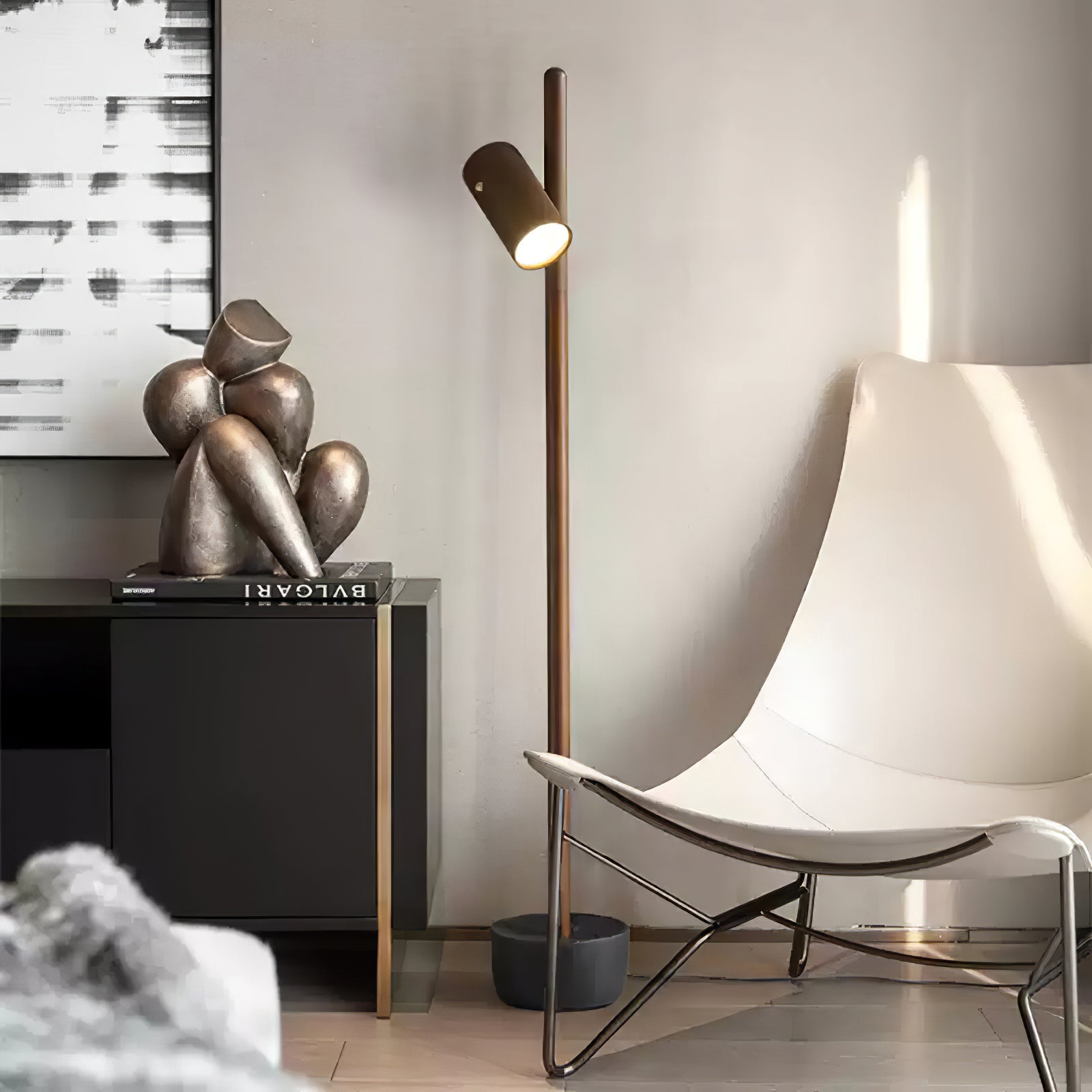 Rinisina Floor Lamp Spotlight Wood