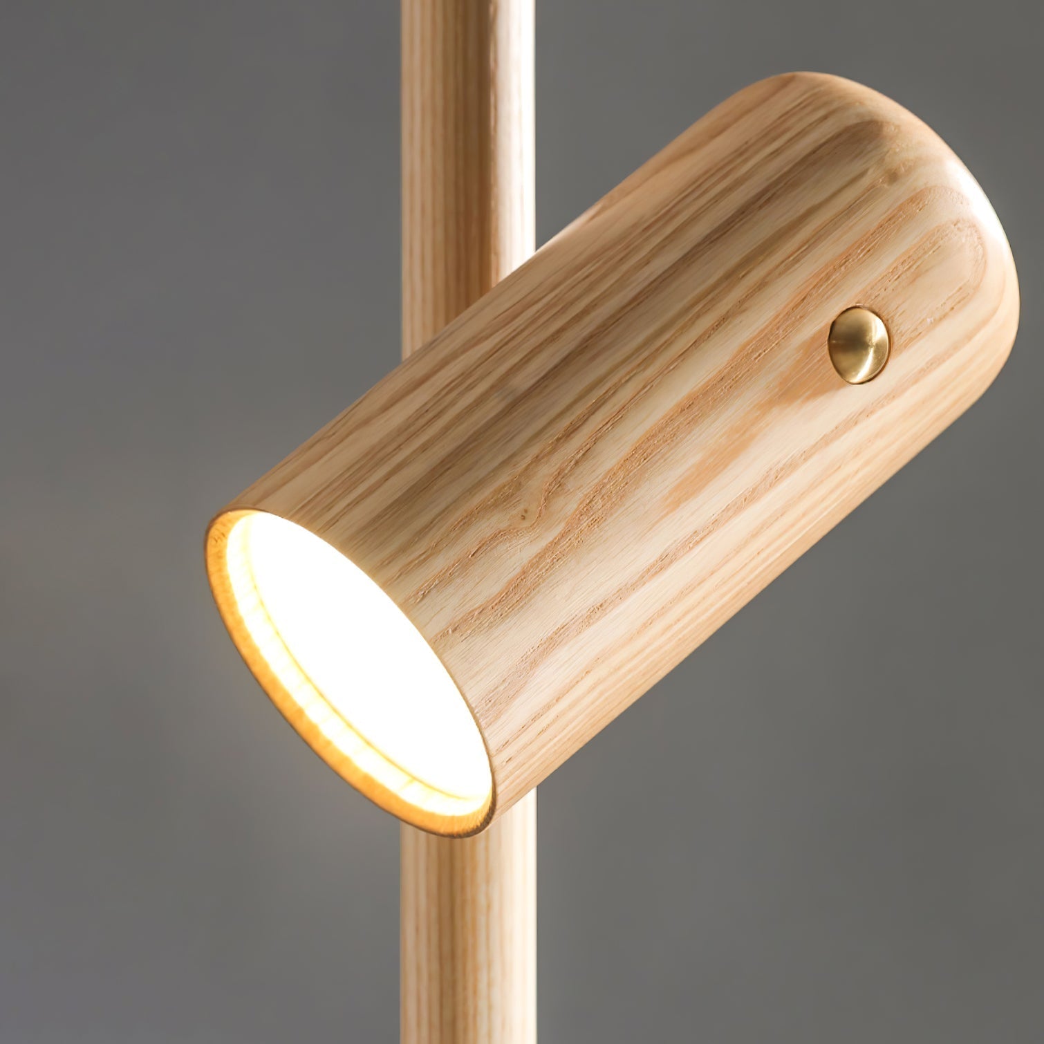 Rinisina Floor Lamp Spotlight Wood