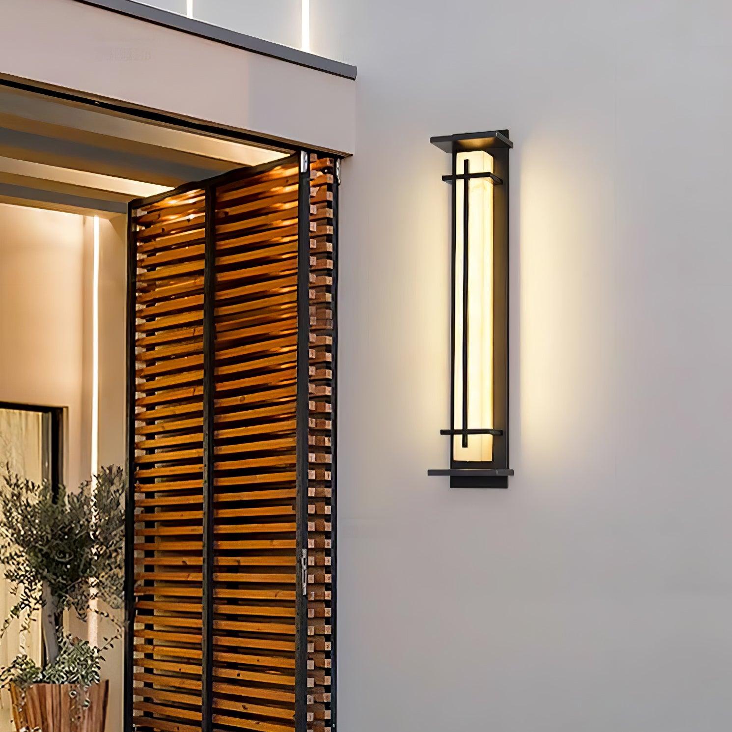 Marcell Alabaster Square Wall Light