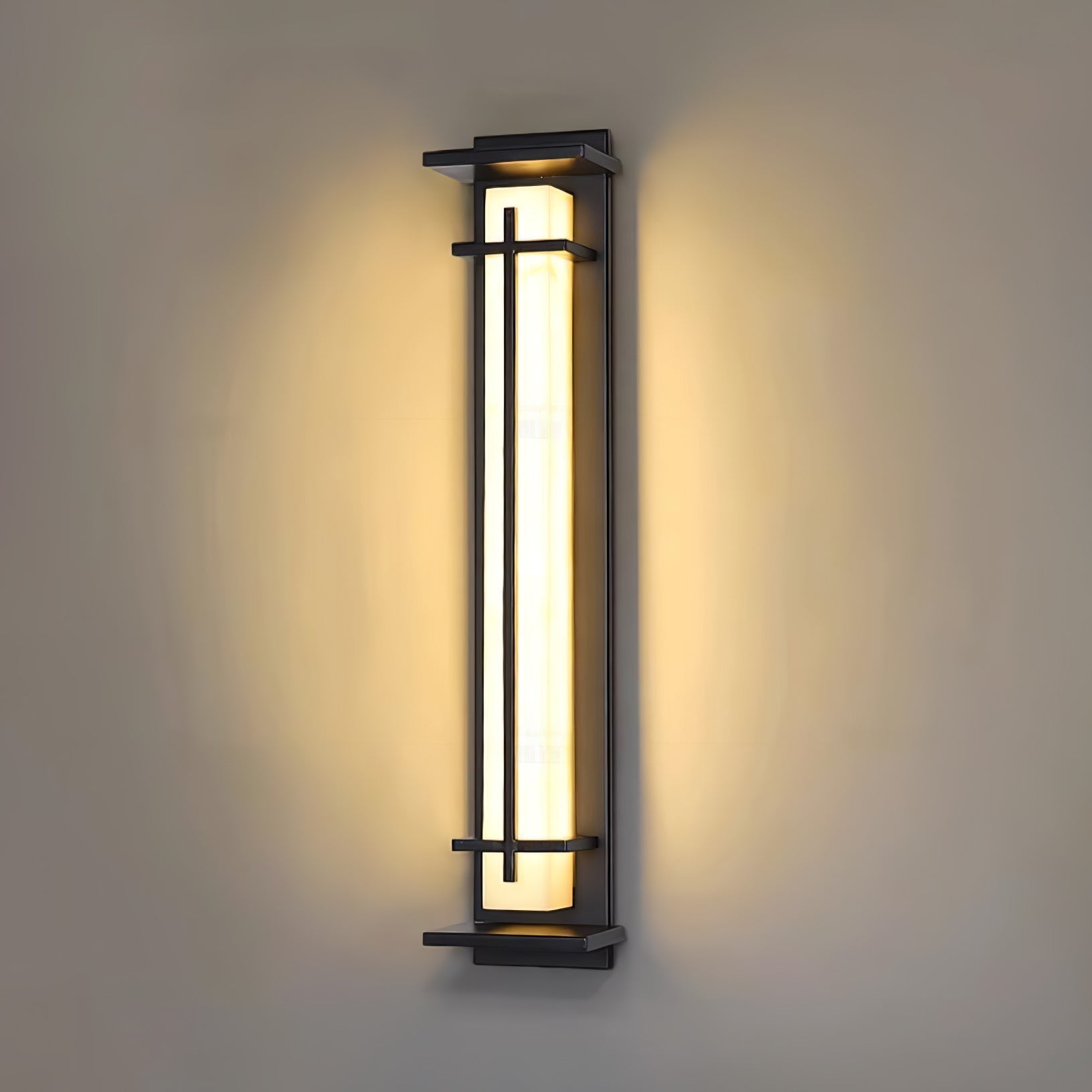 Marcell Alabaster Square Wall Light
