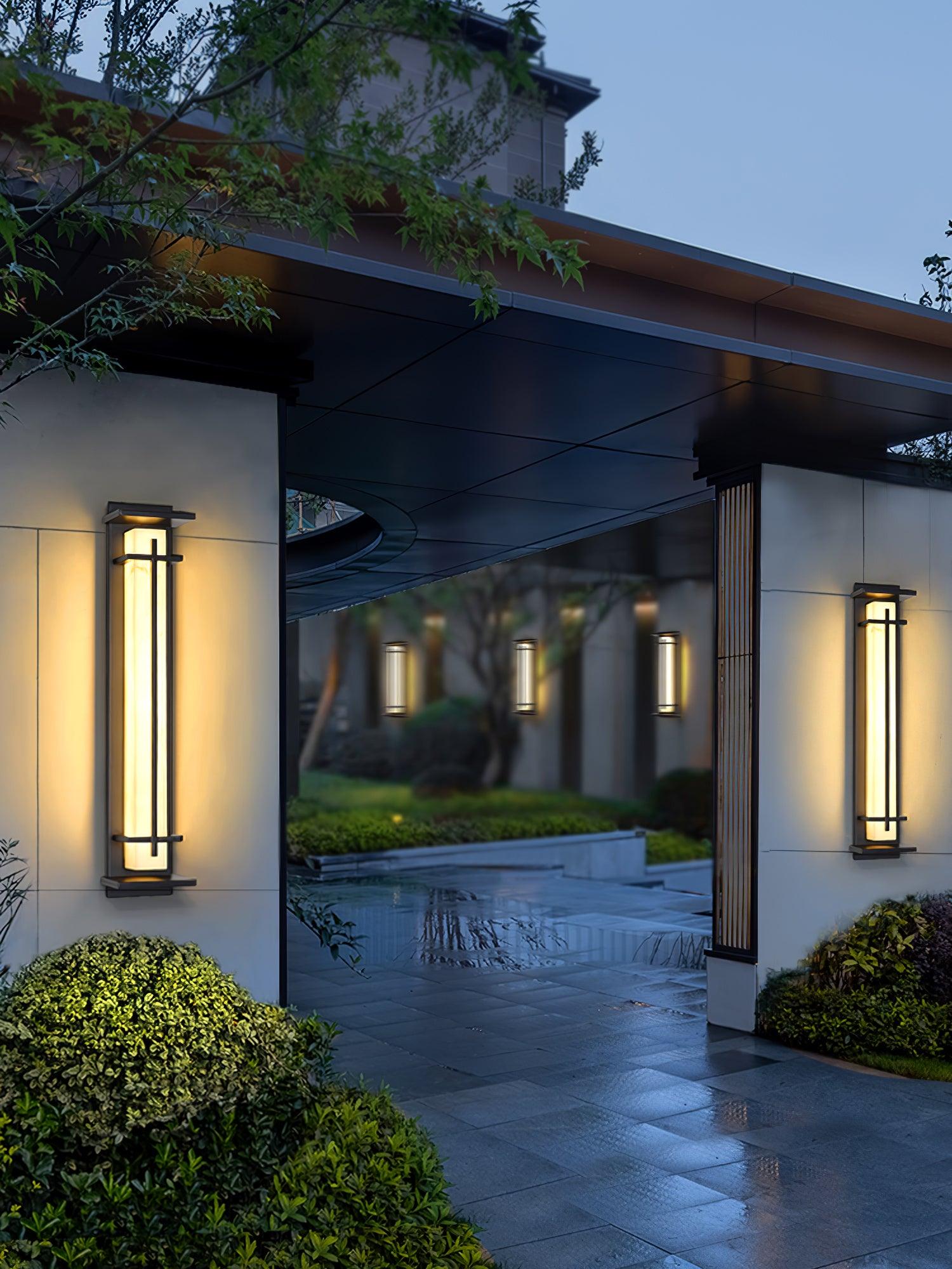 Marcell Alabaster Square Wall Light