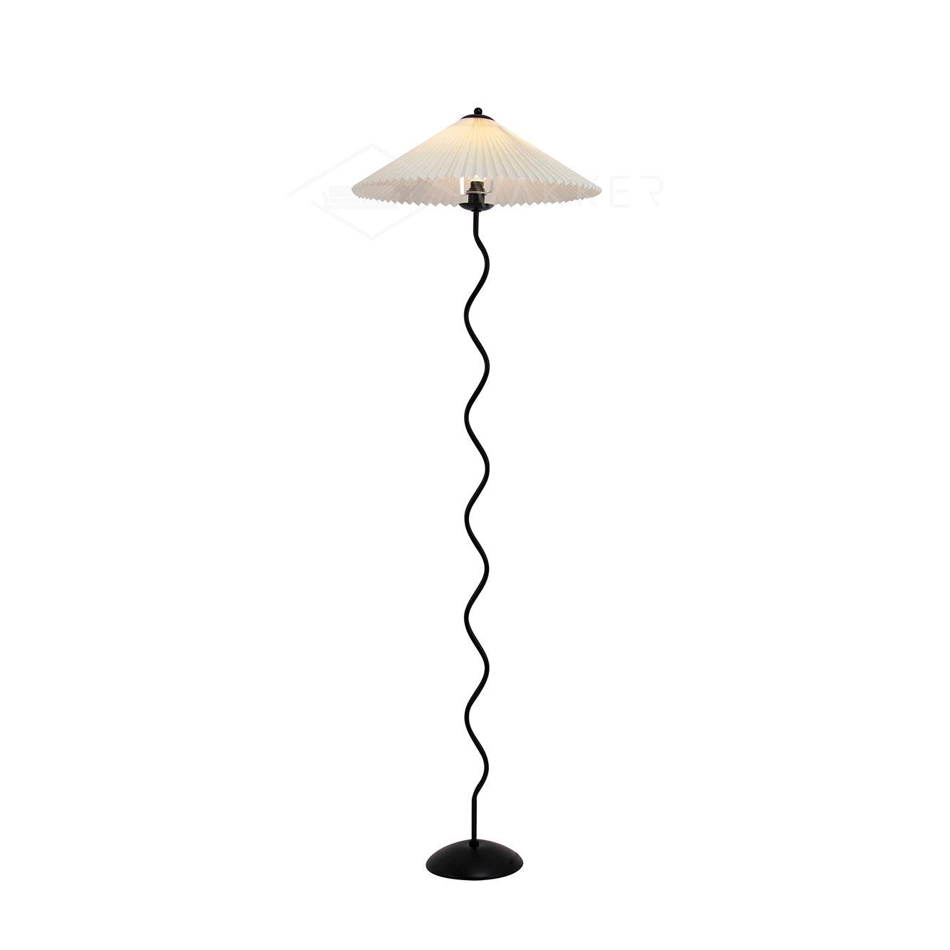 Lioraven Fabric Minimalist Floor Lamp