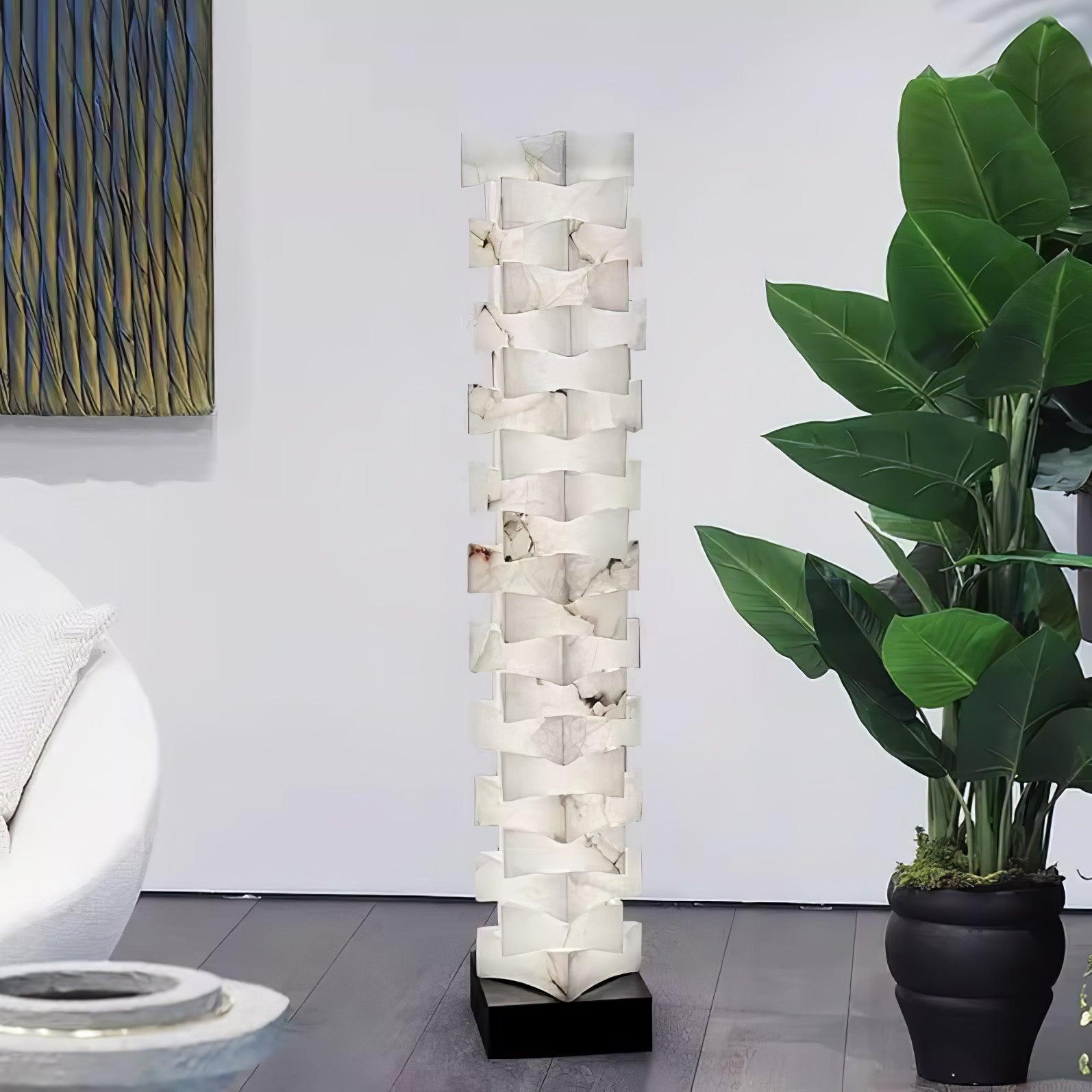 Sostix Alabaster Floor Lamp