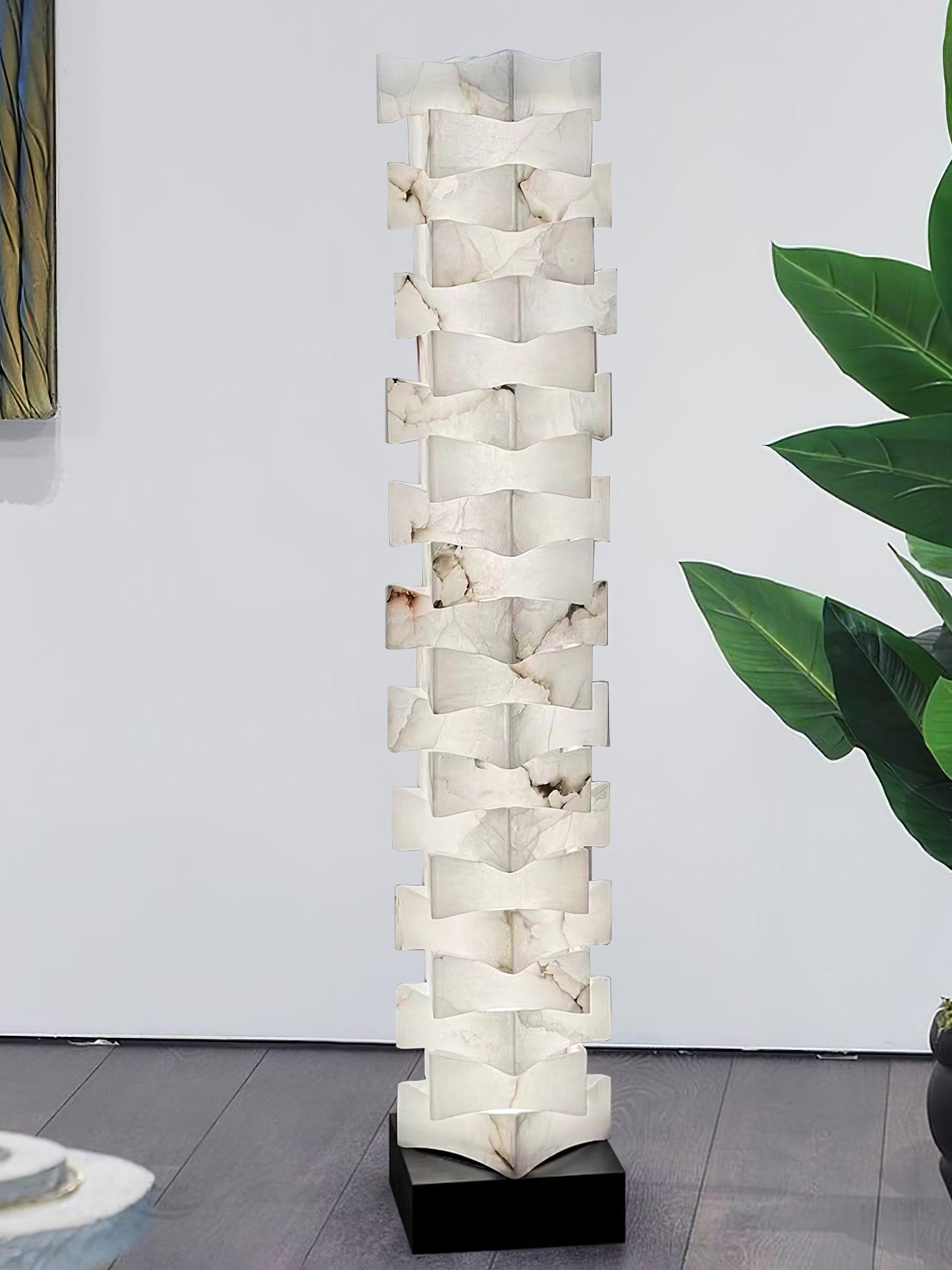 Sostix Alabaster Floor Lamp