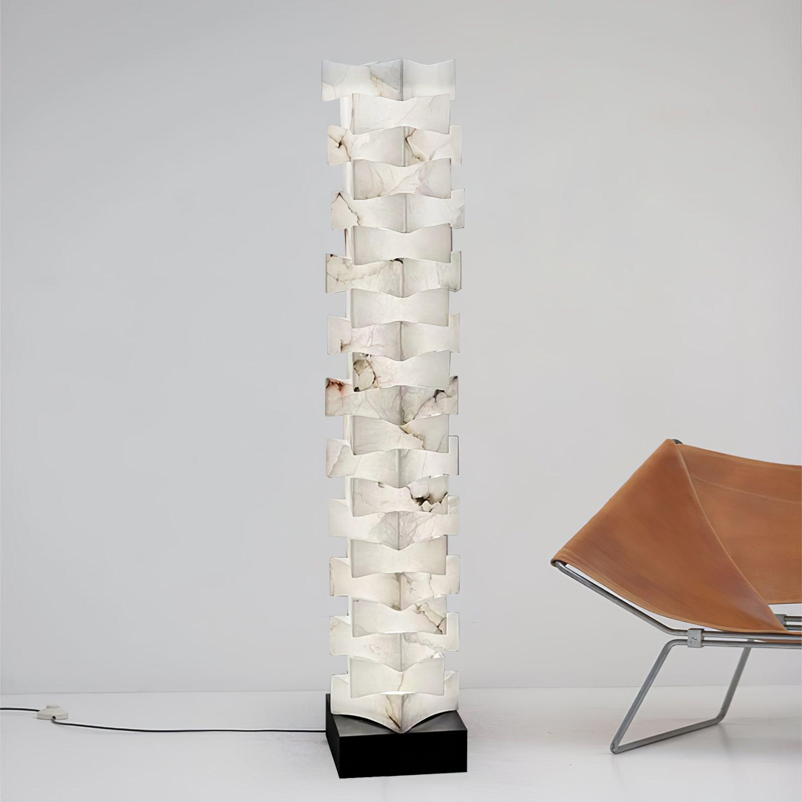 Sostix Alabaster Floor Lamp