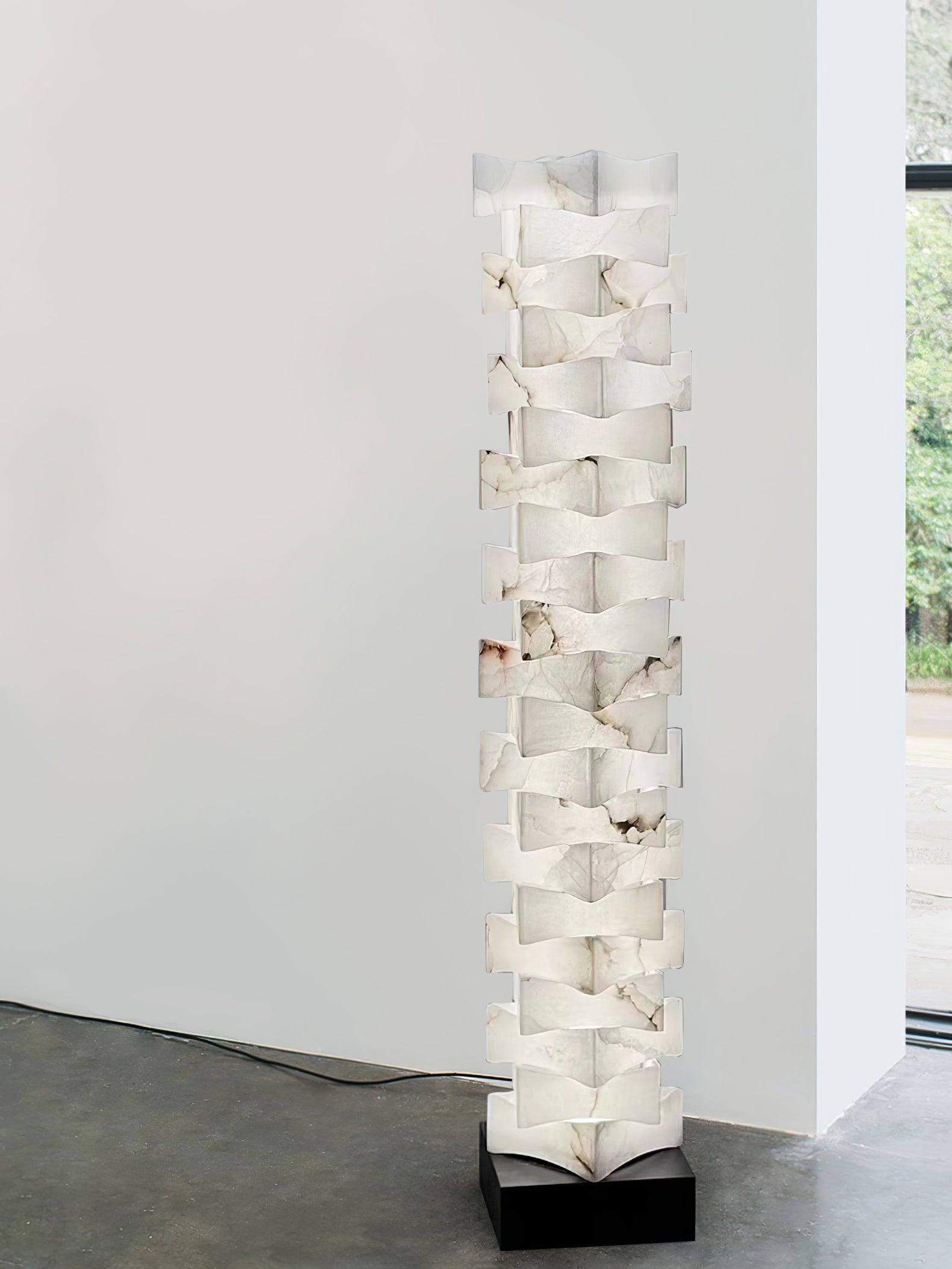 Sostix Alabaster Floor Lamp