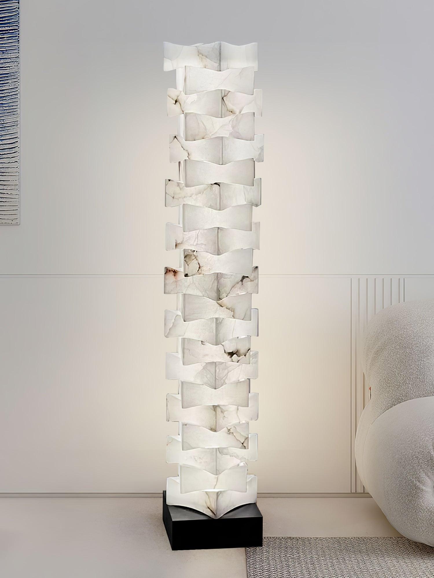 Sostix Alabaster Floor Lamp