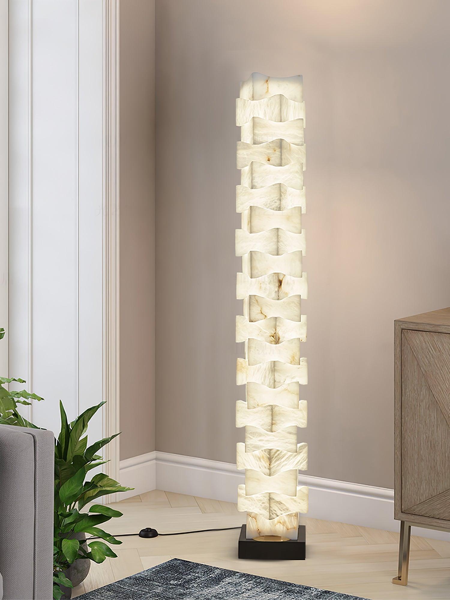 Sostix Alabaster Floor Lamp