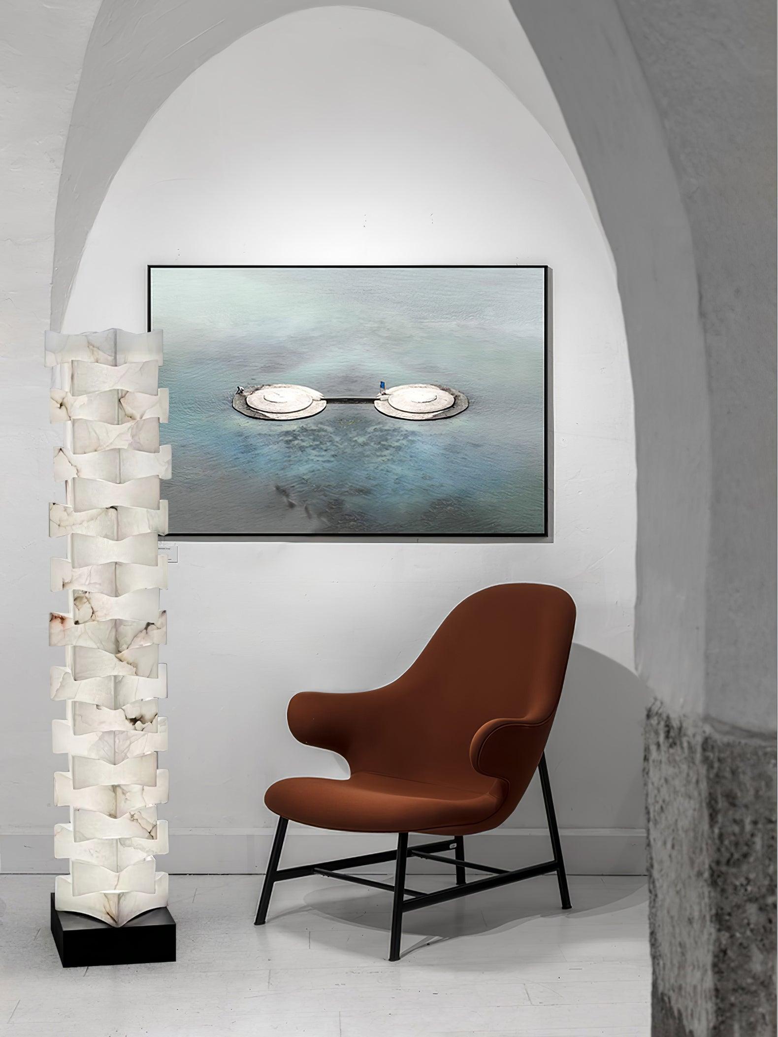 Sostix Alabaster Floor Lamp