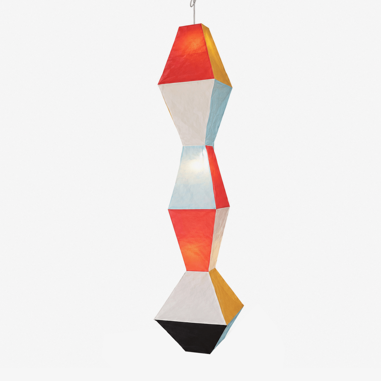 Mavelle Geometric Rice Paper Pendant Lamp