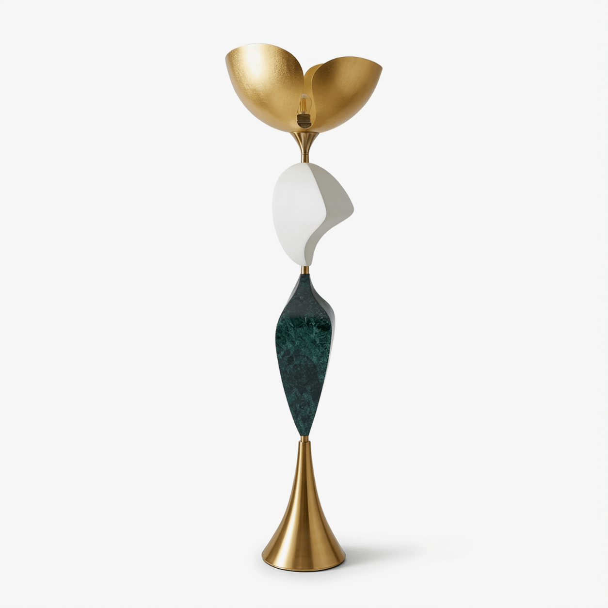 Stacked Sculptural Floor Lamp
